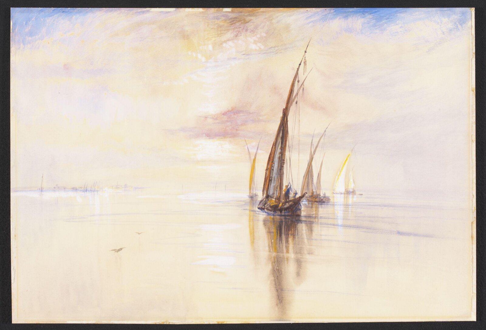 The Nile Delta (Sunset), Elijah Walton, 1864