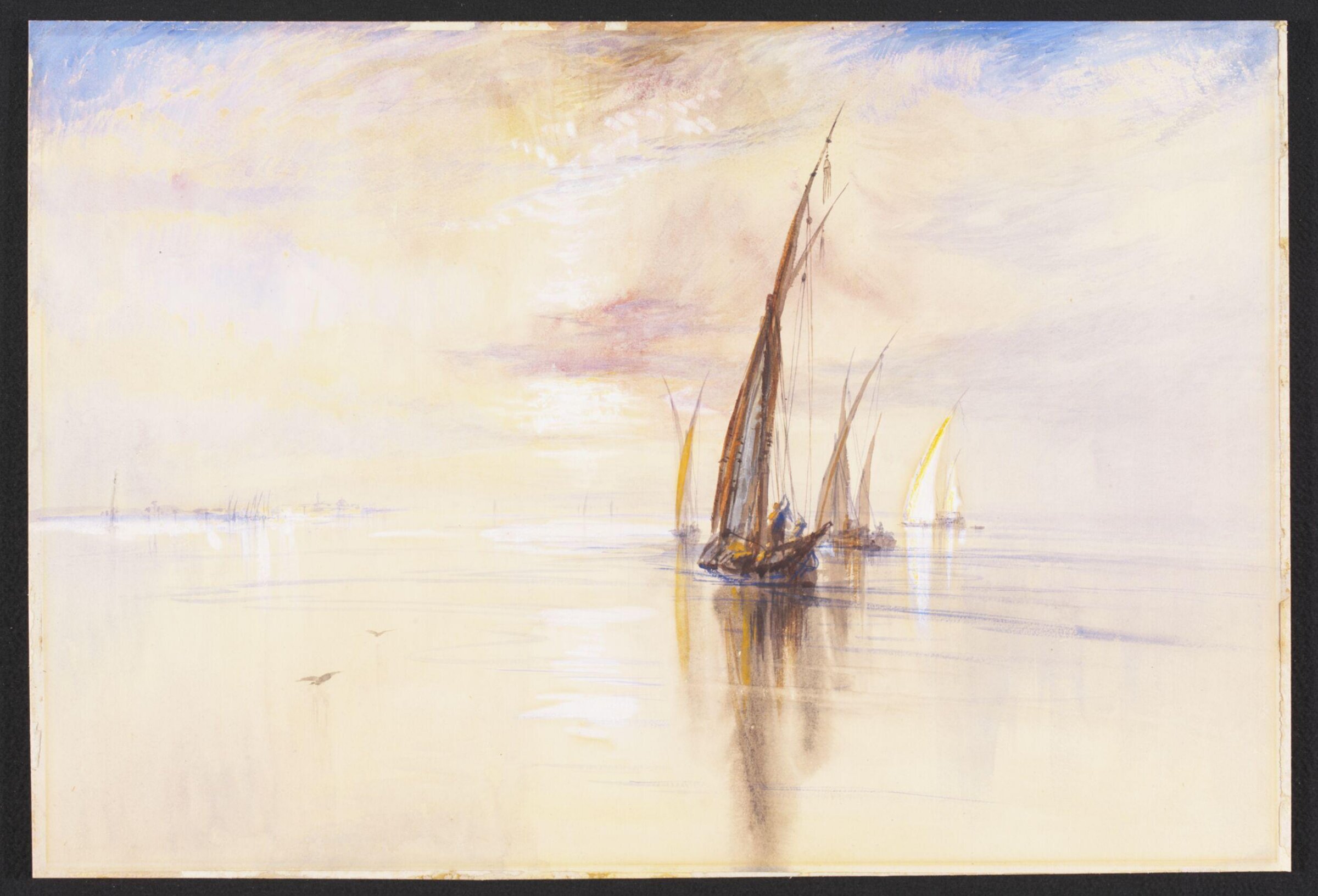 The Nile Delta (Sunset), Elijah Walton, 1864