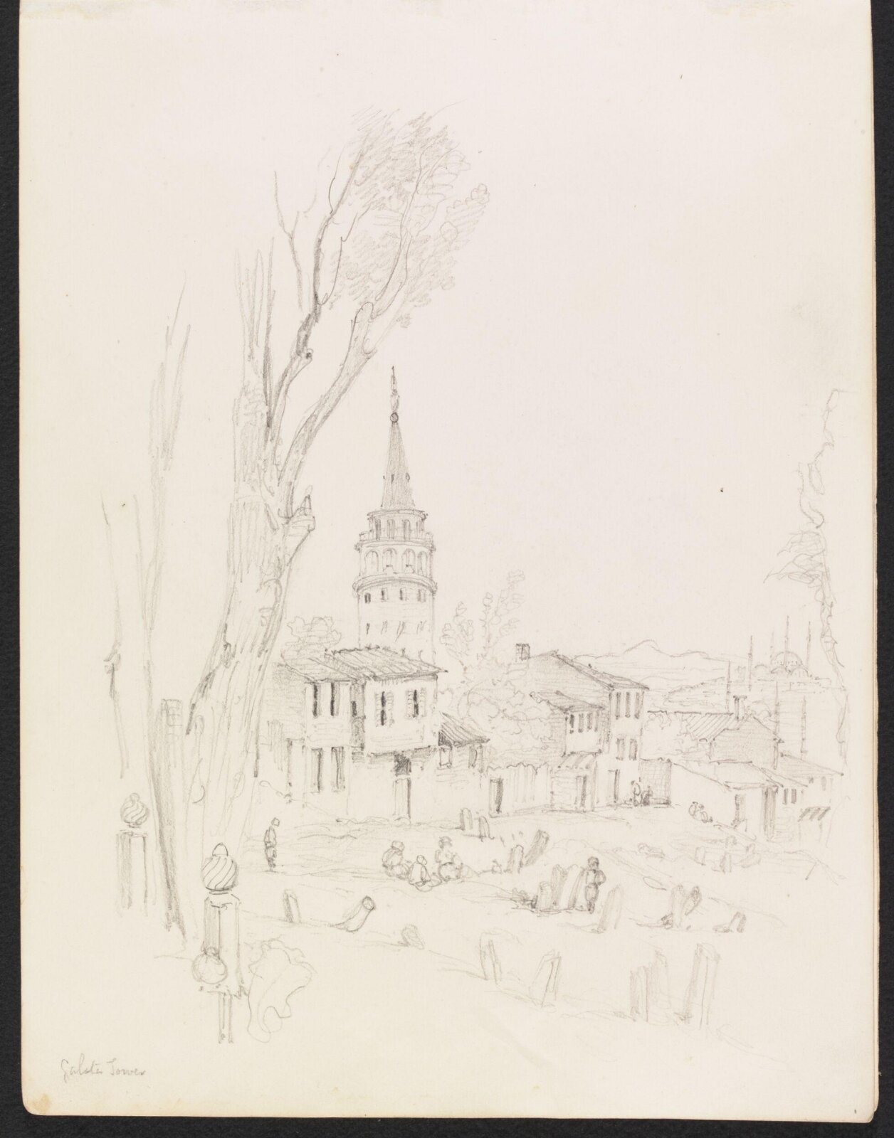 Galata Tower, 1844