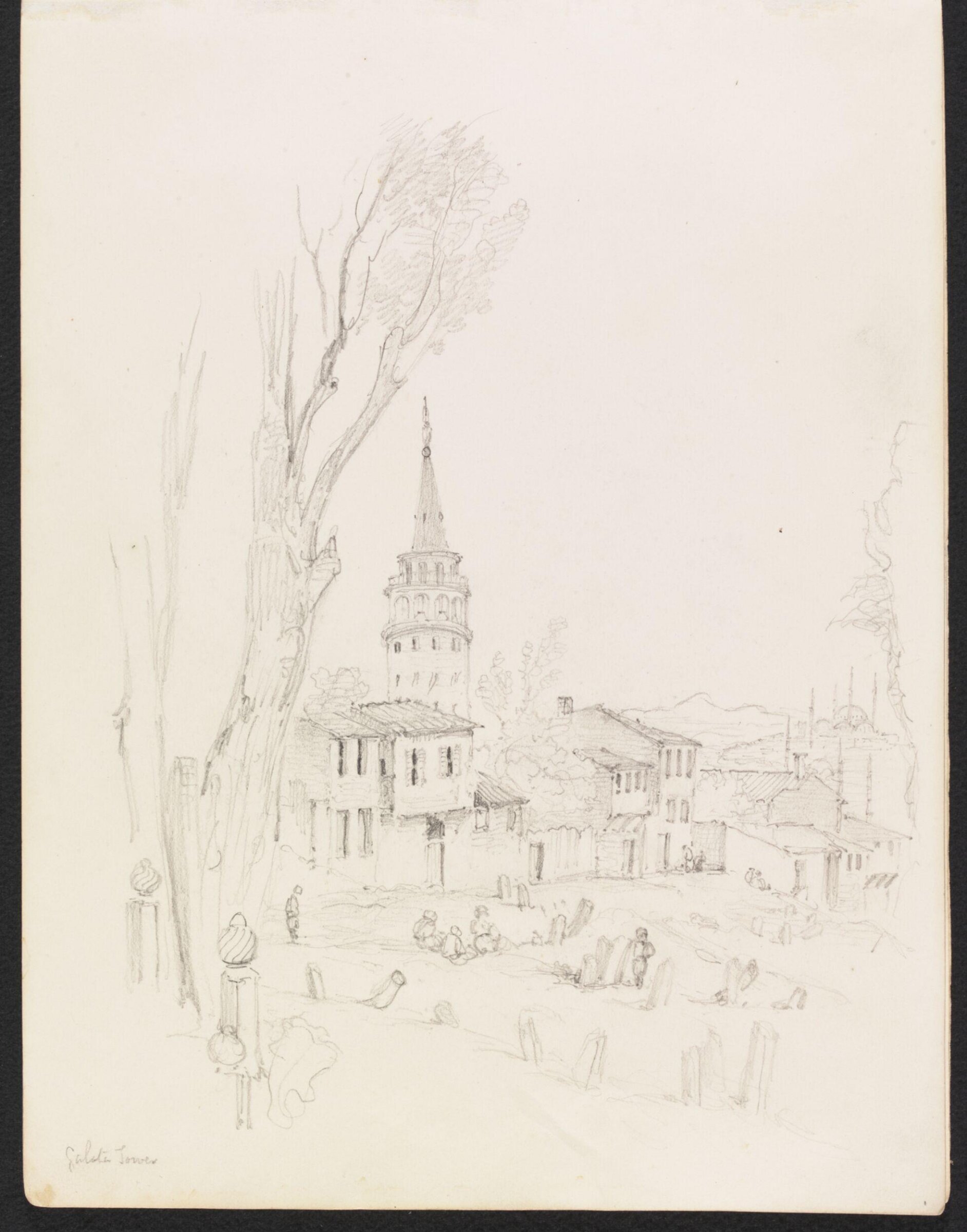 Galata Tower, 1844