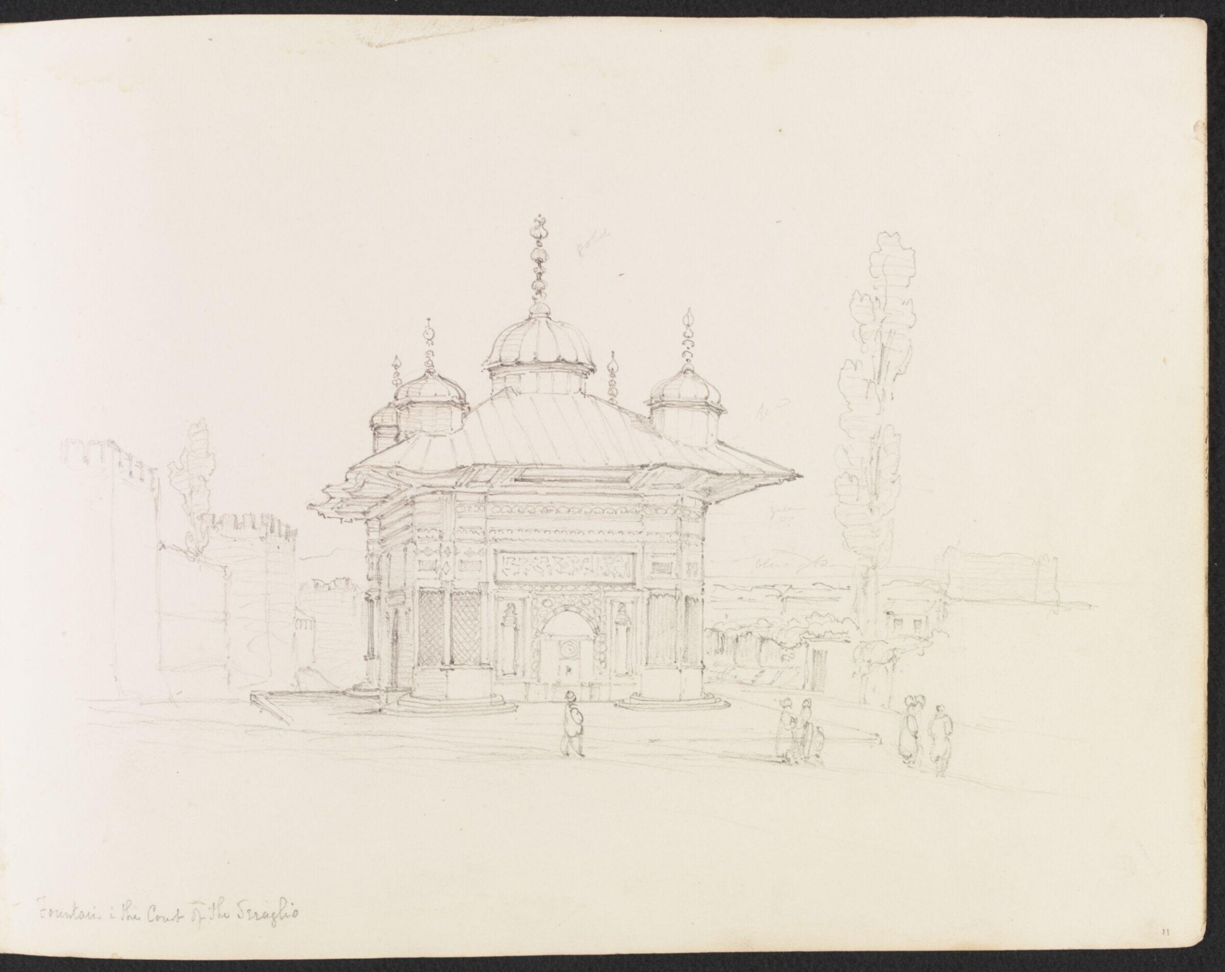 Fountain in the Court of the Seraglio, 1844