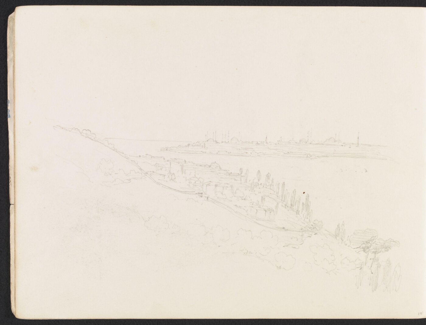 Unknown, View from Scutari, looking towards the old city of Constantinople