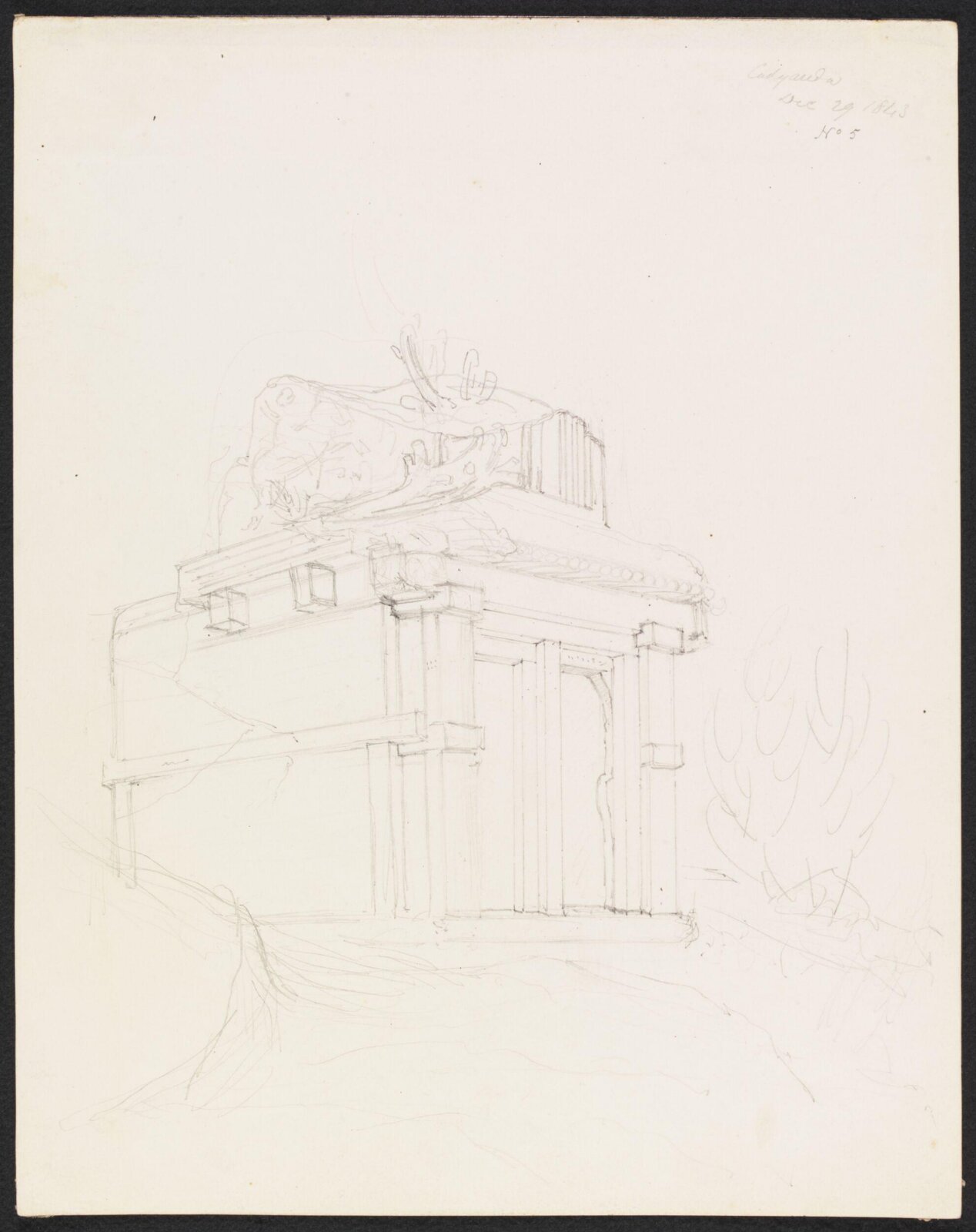 Cadyanda, George Scharf, 1843