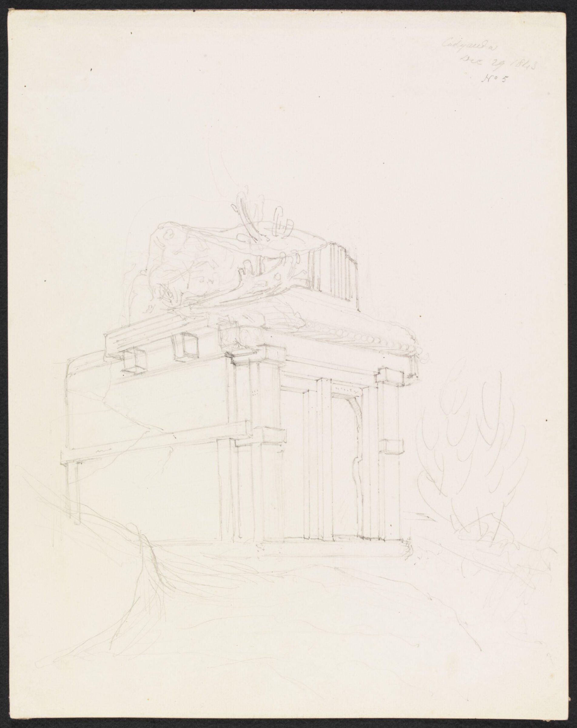 Cadyanda, George Scharf, 1843