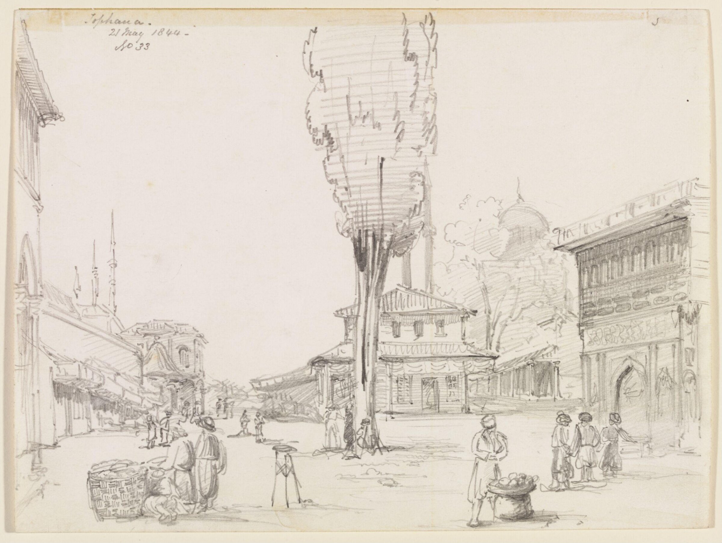 Tophana, George Scharf, 1844