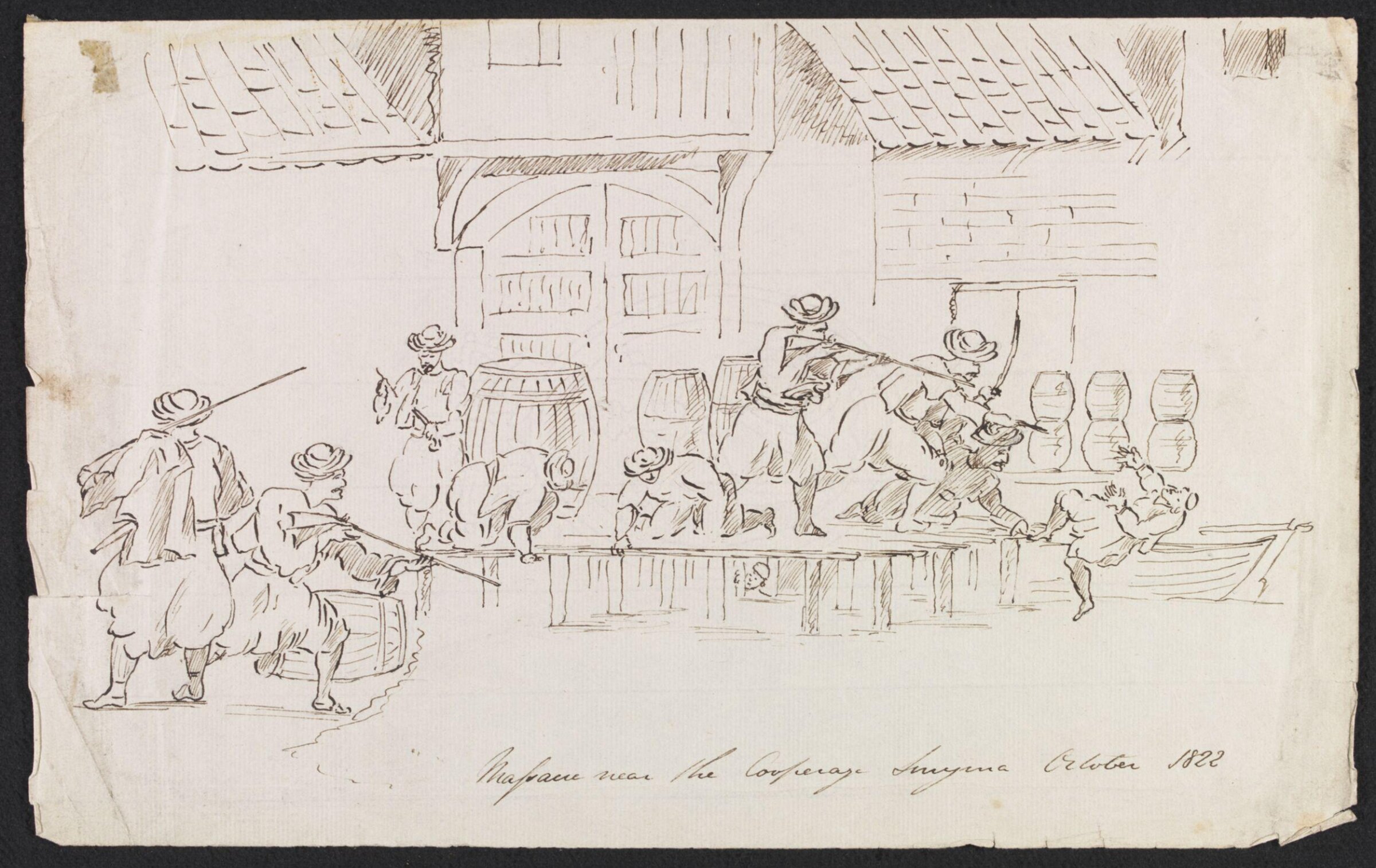 Massacre Near The Cooperage, Smyrna, 1822