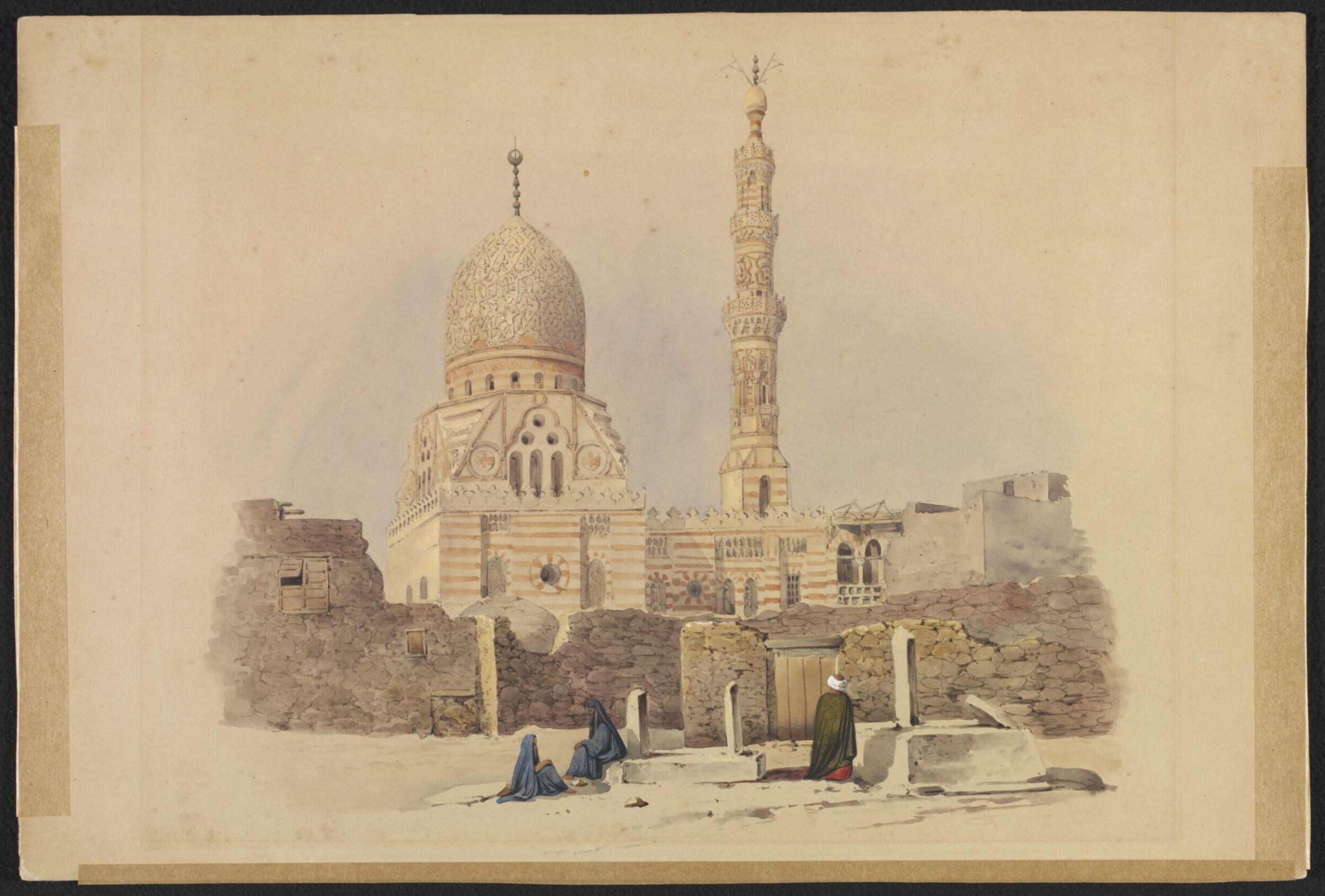 Mosk of Kaed Bey Cairo -, Antonio or Anton Schranz, 1801-1865