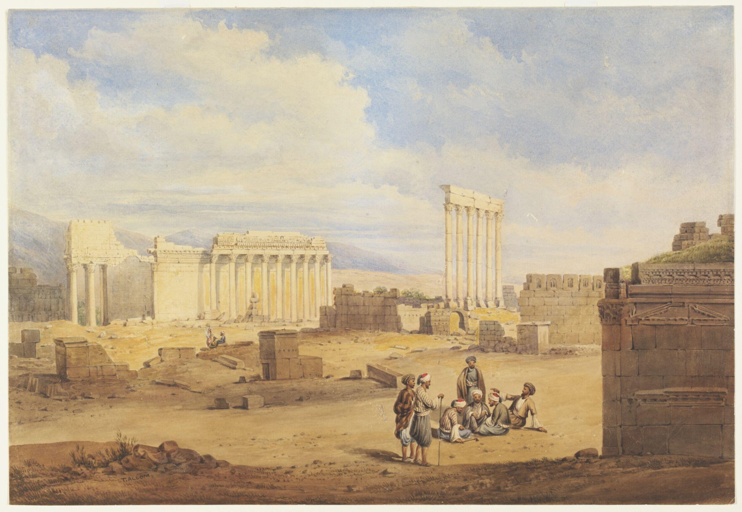 Baalbek, Antonio or Anton Schranz, 1837