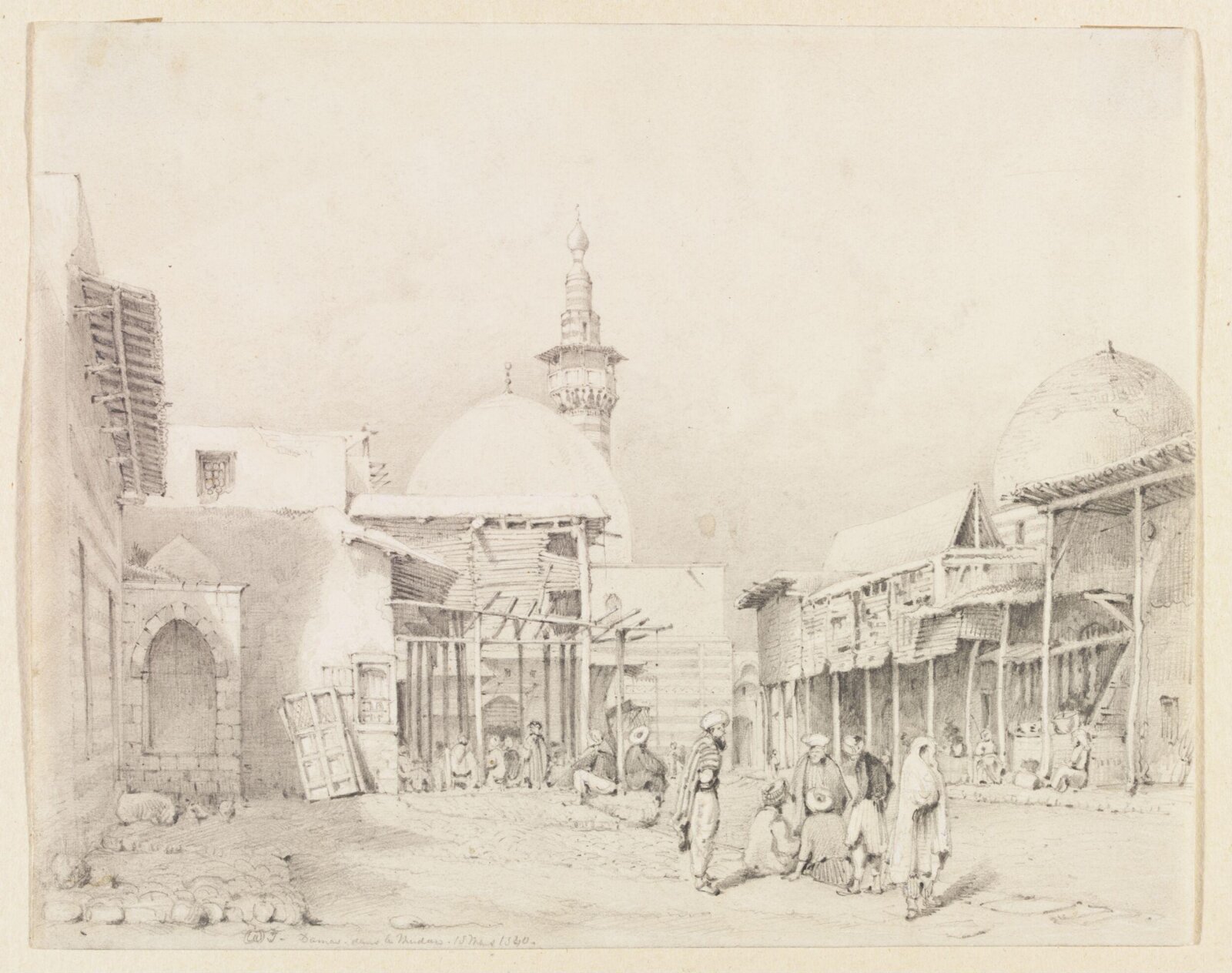 Damas. dans le Madan, William J. Tipping, 1840