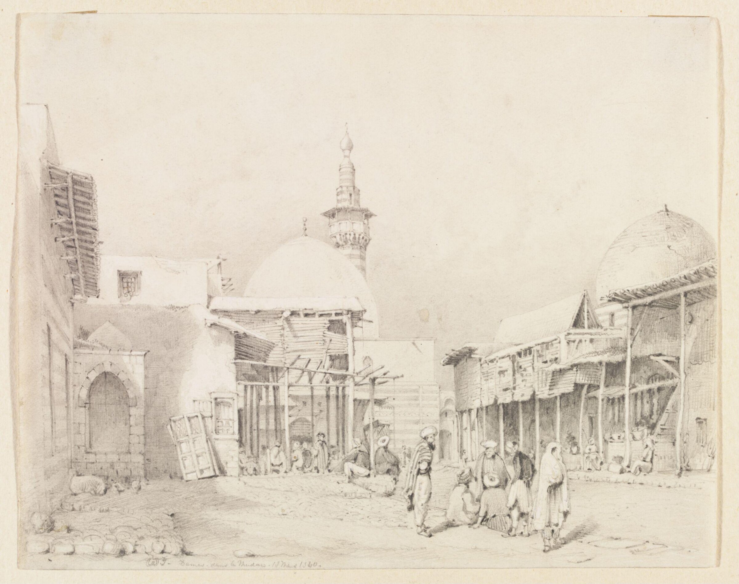 Damas. dans le Madan, William J. Tipping, 1840