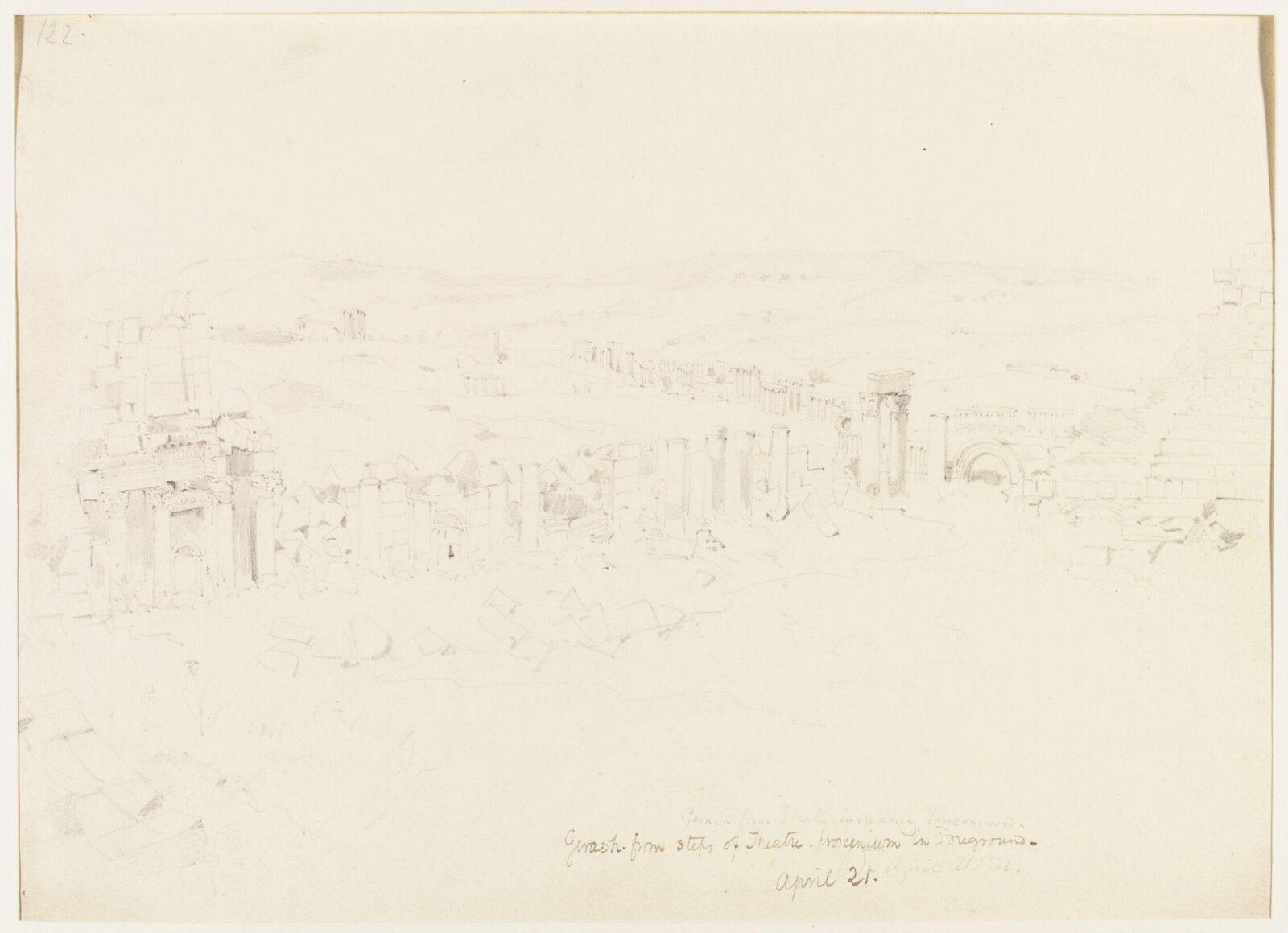 Gerash from Theatre, including Proscenium, William J. Tipping, 1842