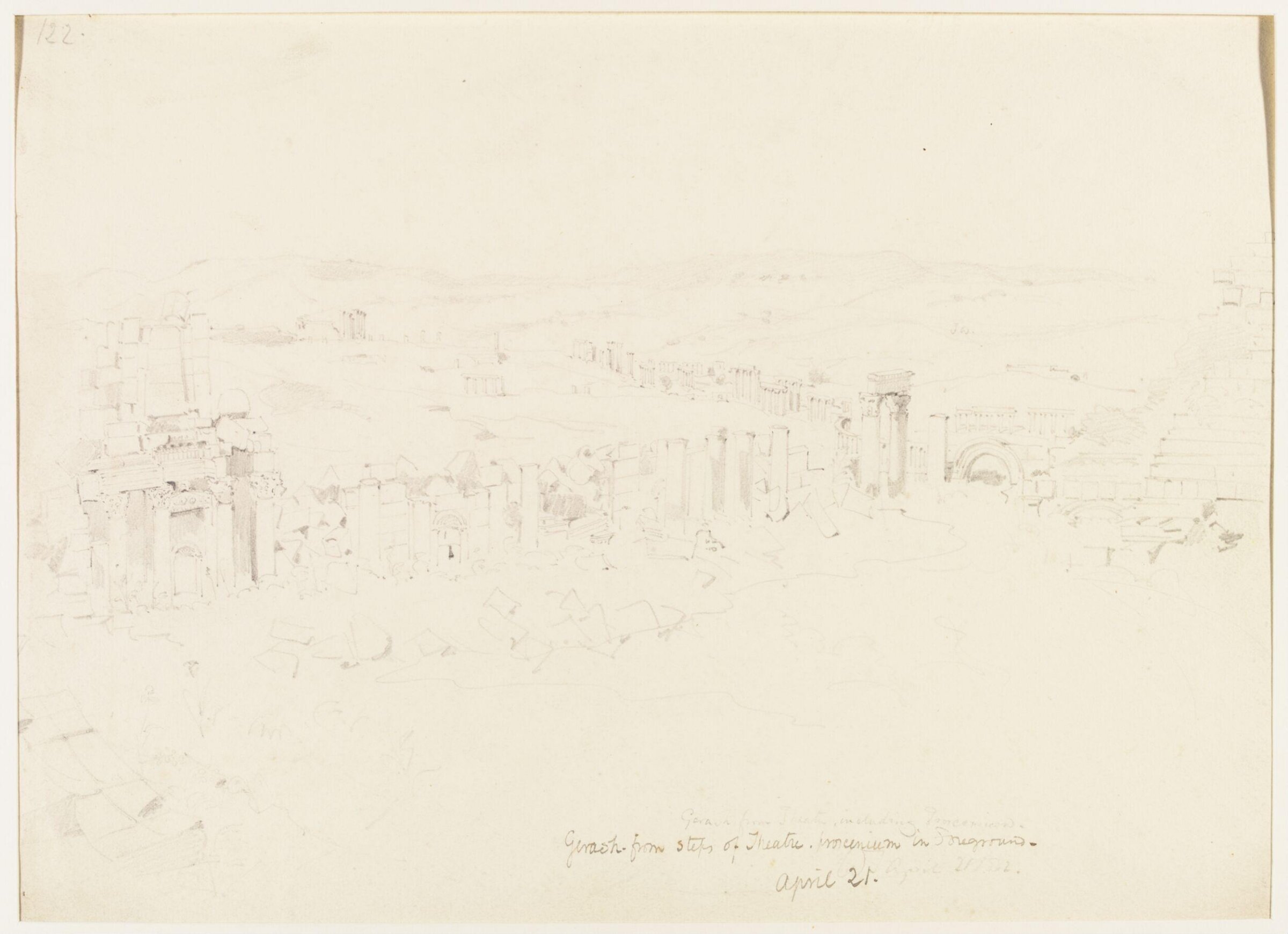 Gerash from Theatre, including Proscenium, William J. Tipping, 1842