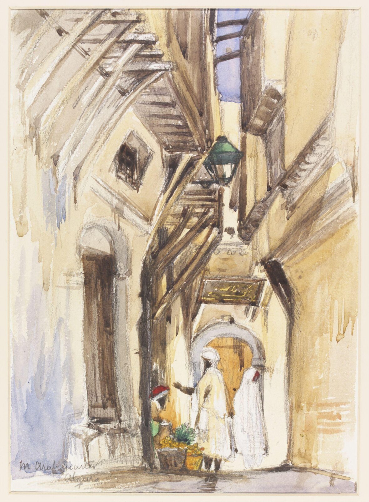 In Arab Quarter Algiers, 1900-1910