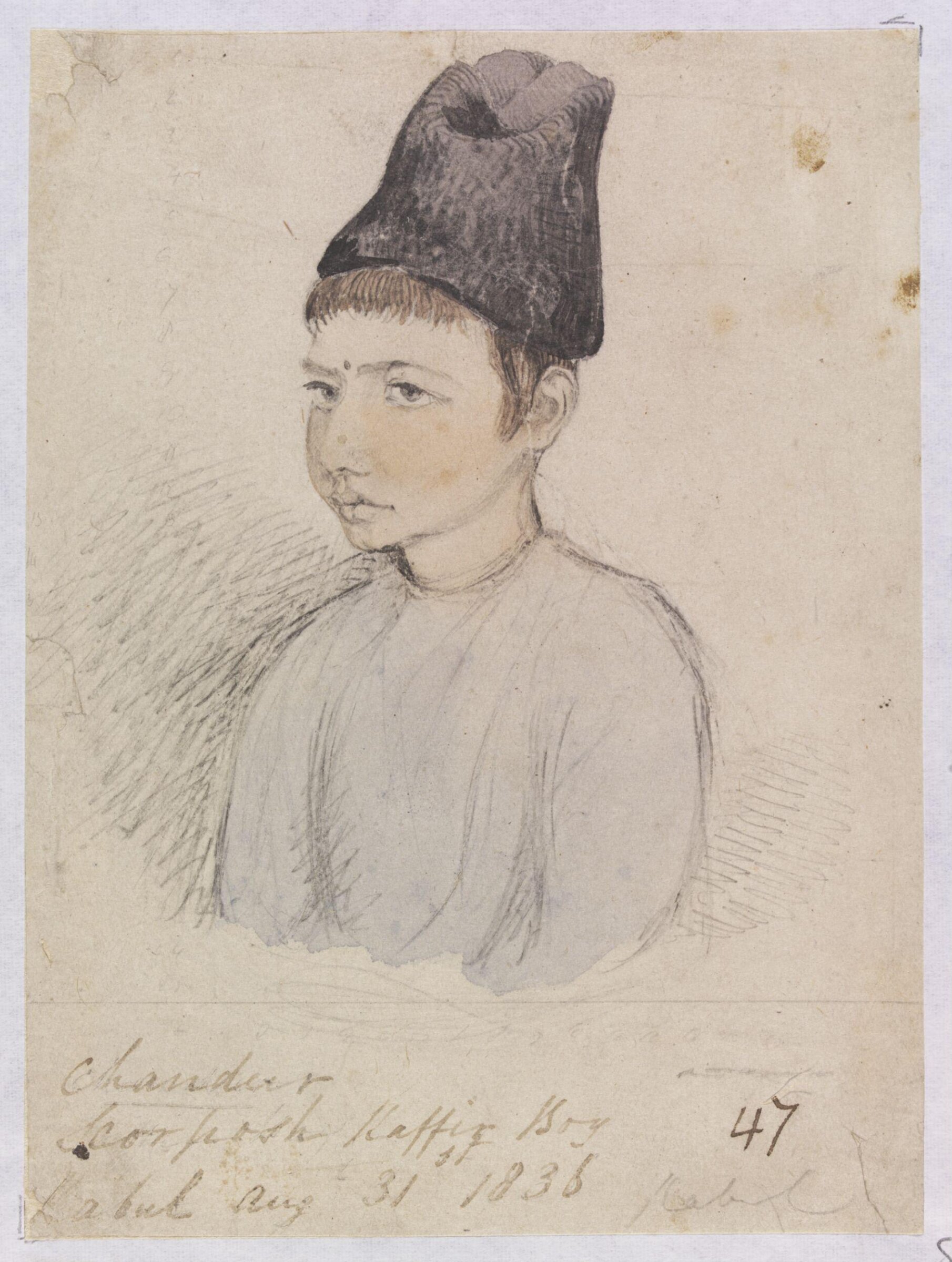 Chandur Seorposh Kaffir Boy, Godfrey Thomas Vigne, 1836