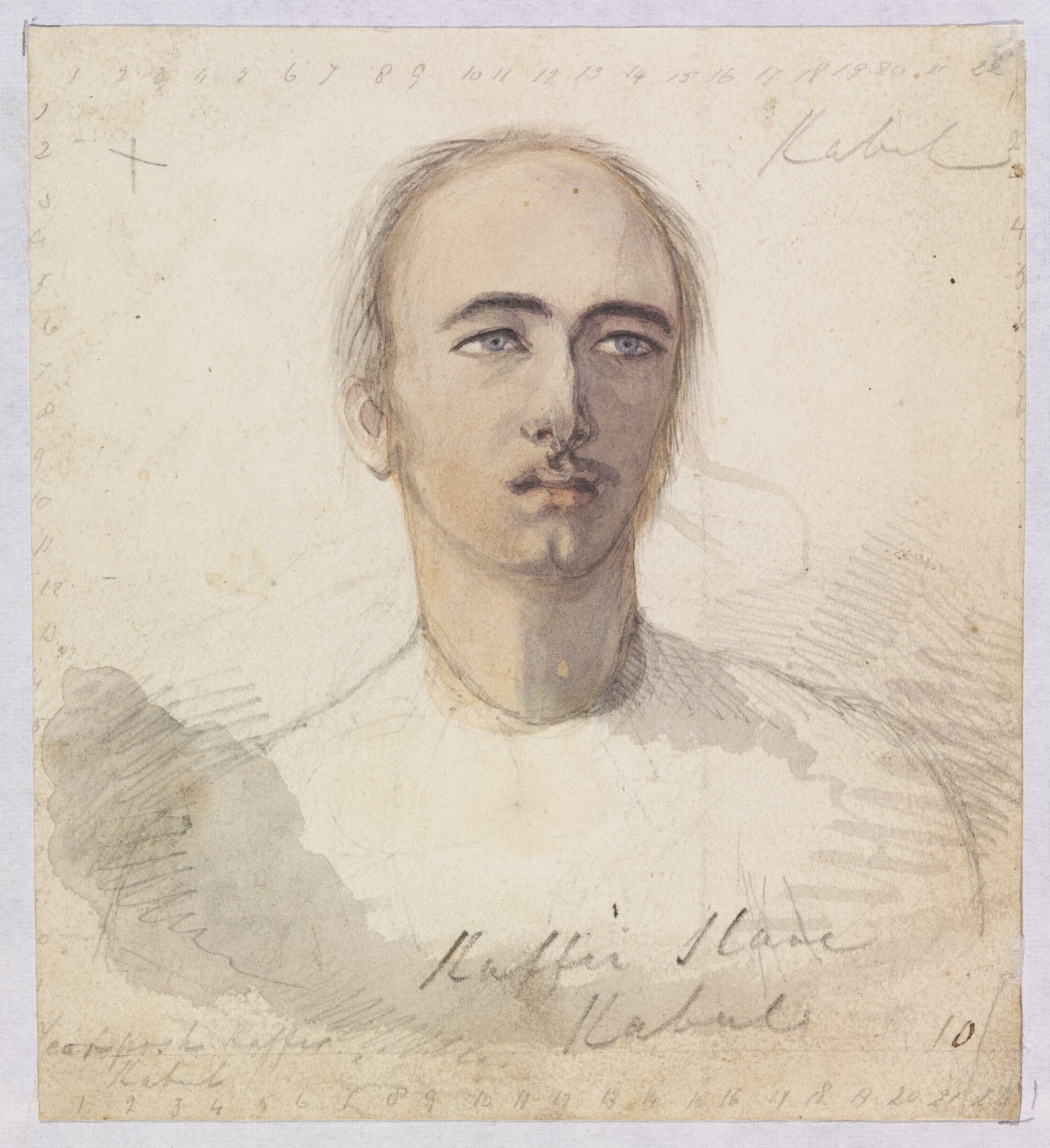 Kaffir Slave Kabul, Godfrey Thomas Vigne, 1836