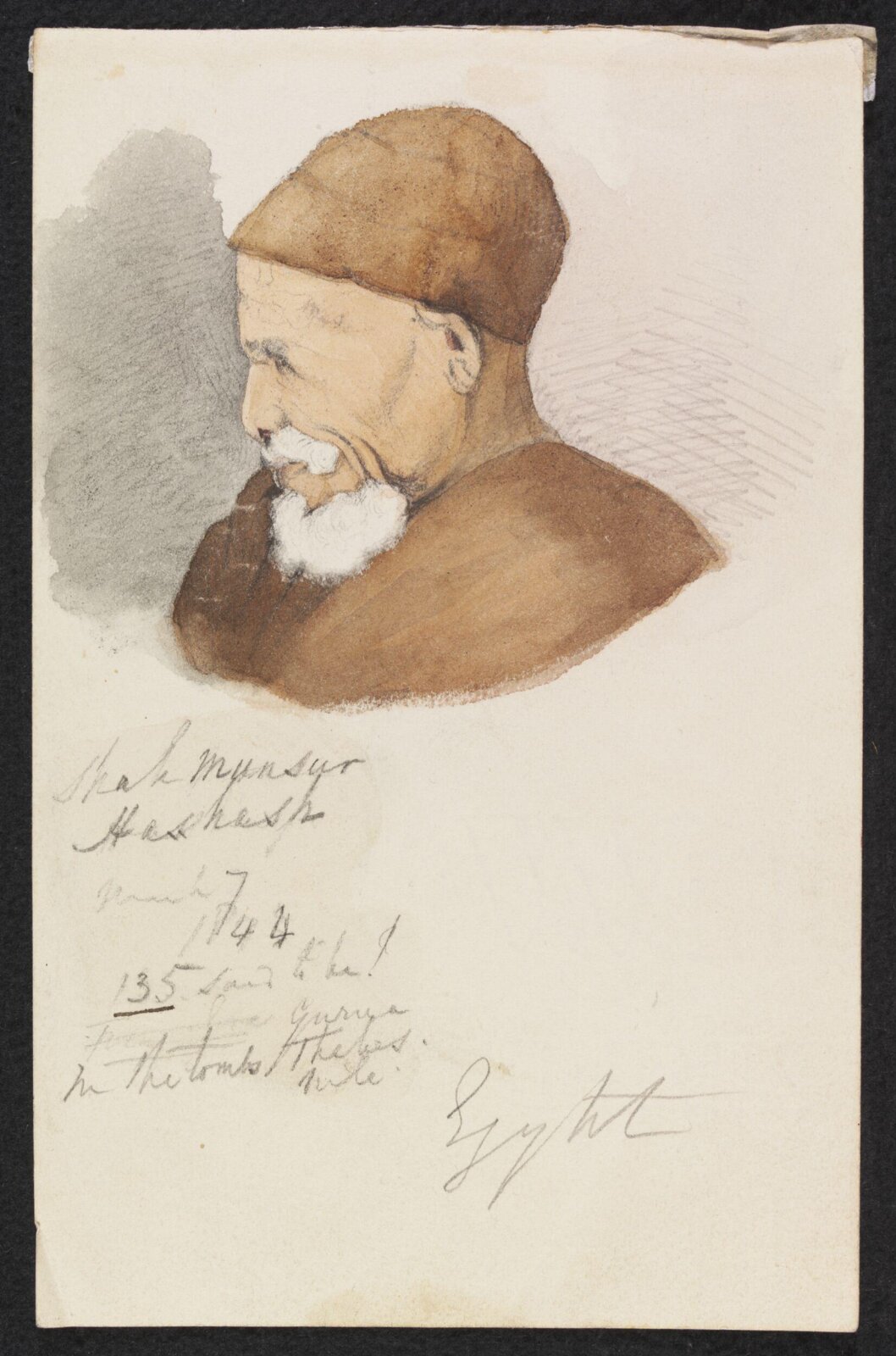 Shah Mansur Hashash, Godfrey Thomas Vigne, 1844