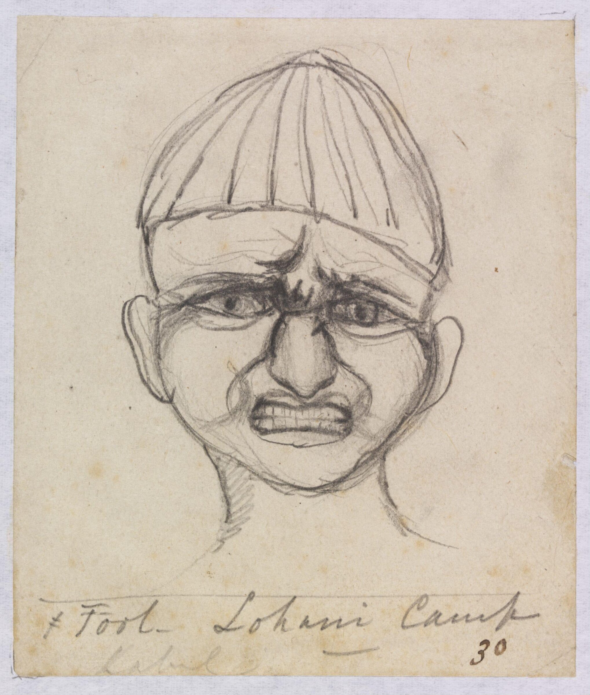 Fool, Lohani Camp, Godfrey Thomas Vigne, 1836