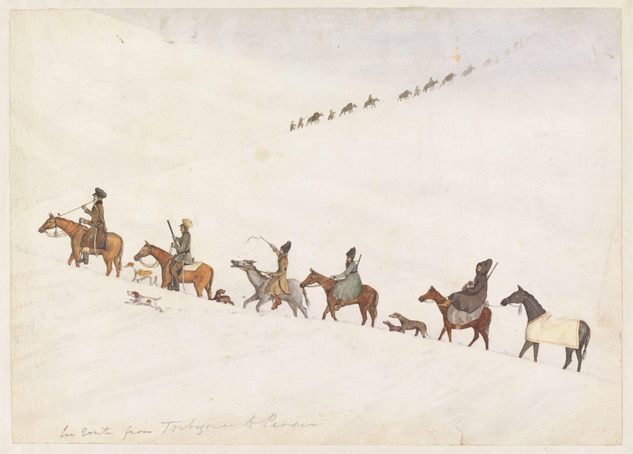 En Route, Trebizond to Persia, Godfrey Thomas Vigne, 1833