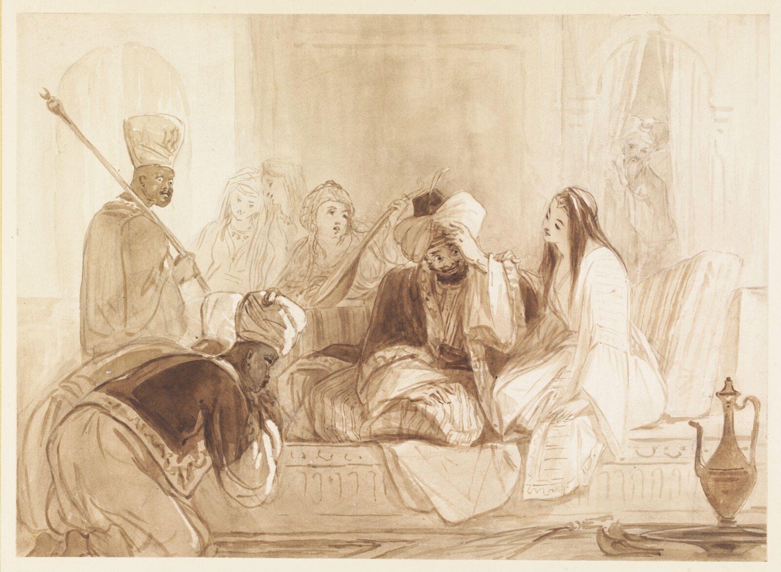 The Sleeper awakened, Thomas Uwins, 1820-1840