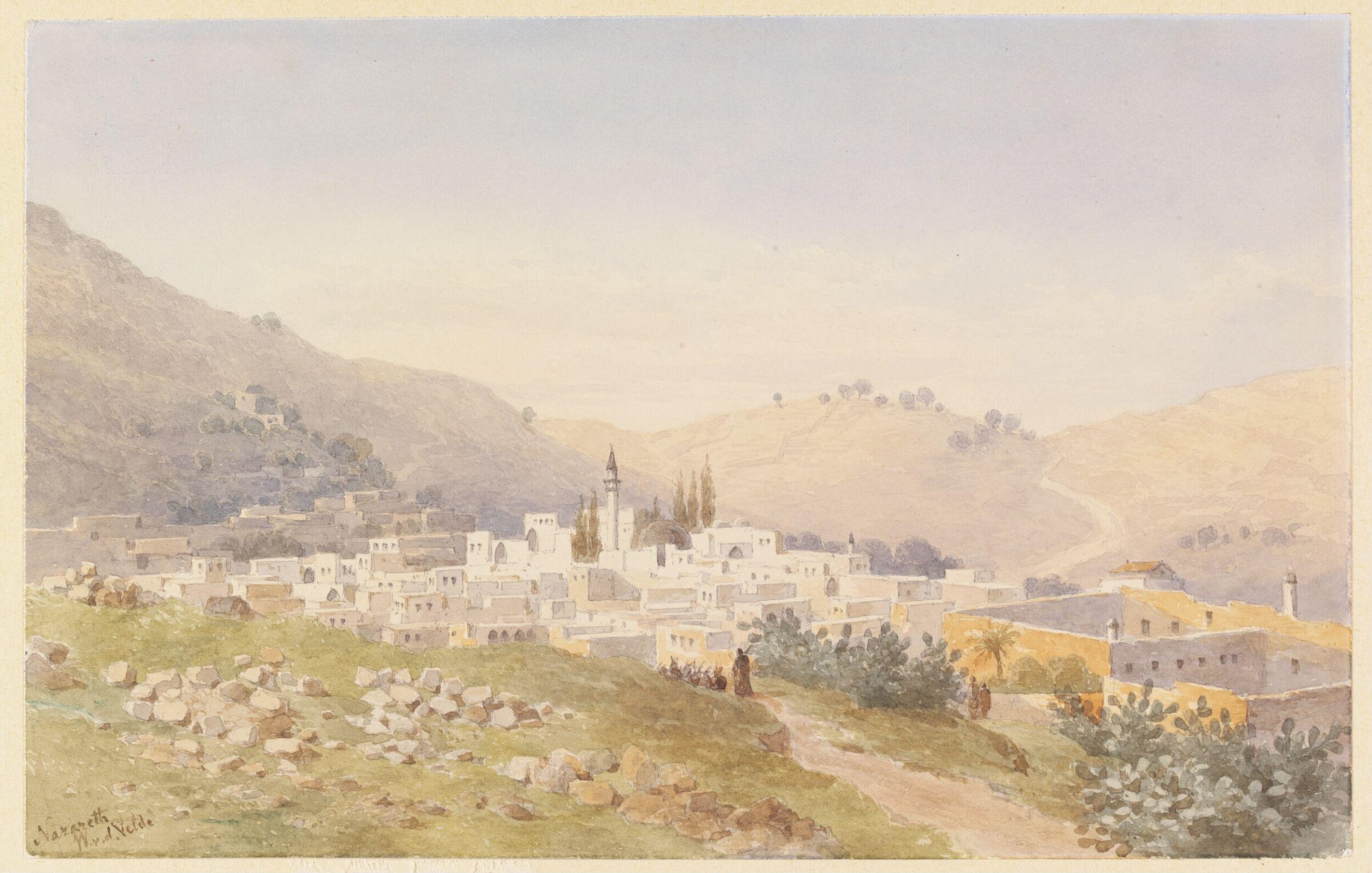 Nazareth, Charles William Meredith van de Velde, 1851-1852