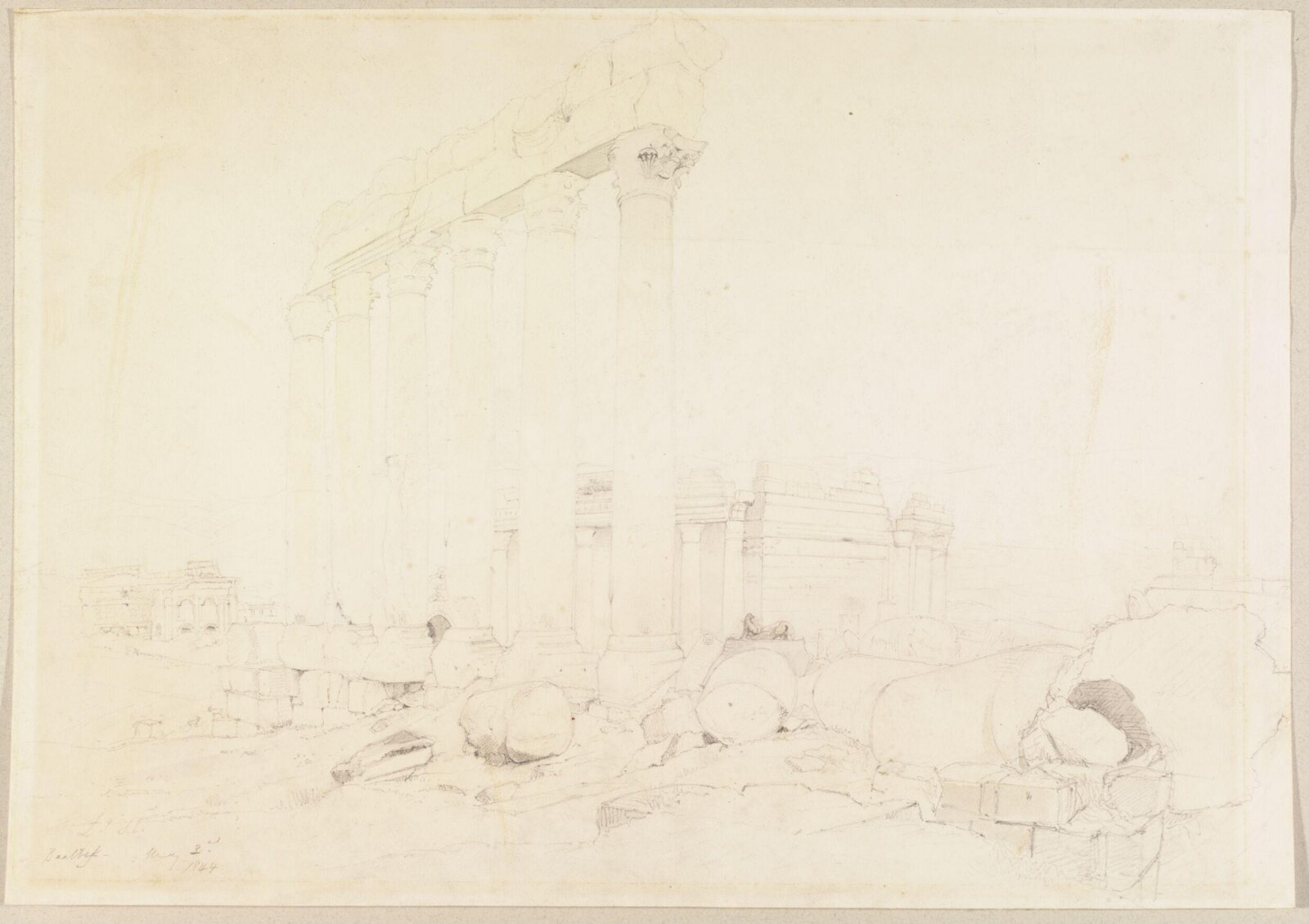 Baalbec, Godfrey Thomas Vigne, 1844