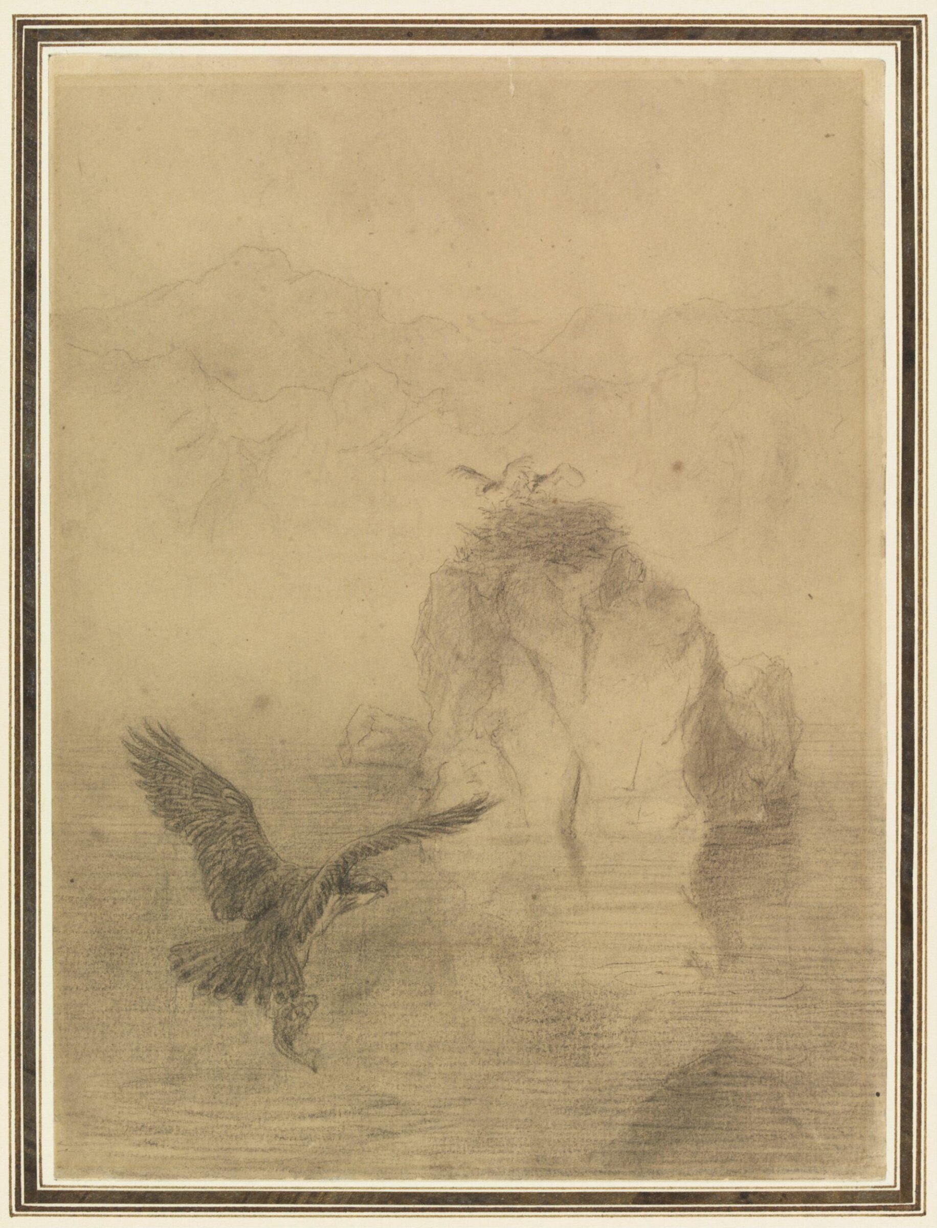 The Island Sanctuary, Joseph Wolf, 1873-1874
