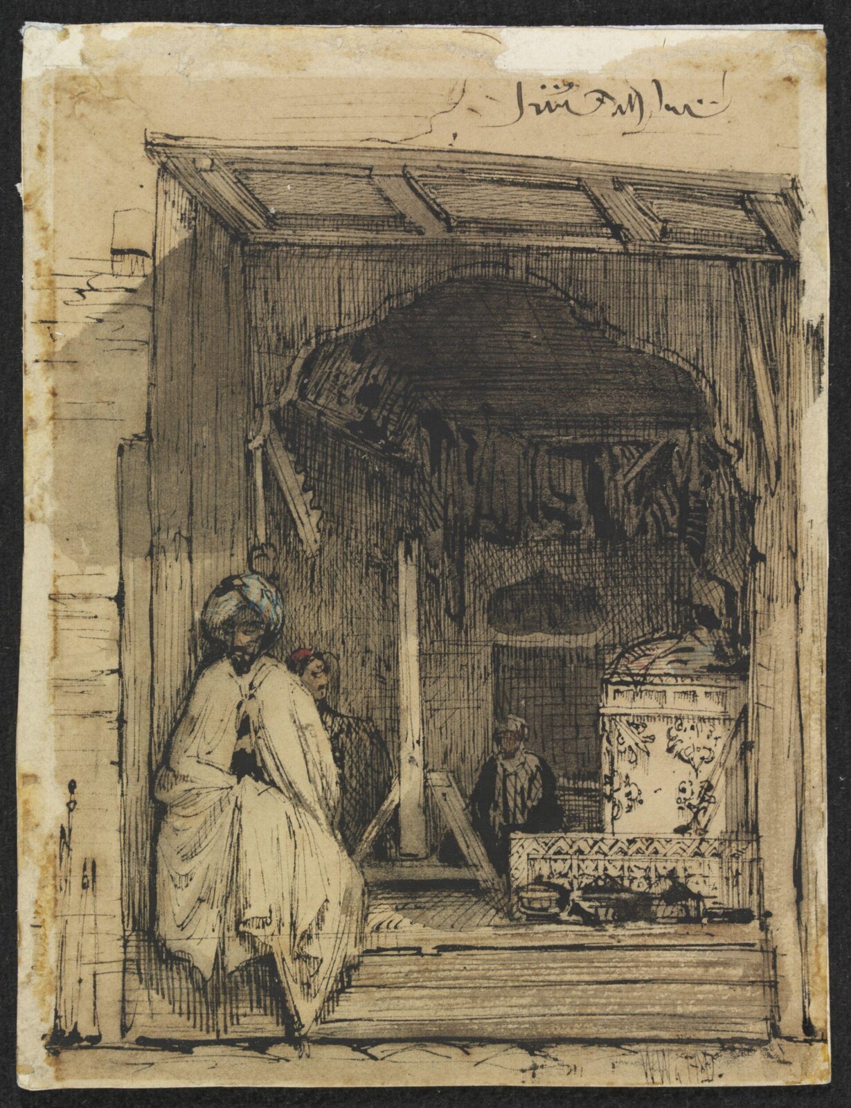 Marchand de la Place Juba, William Wyld, 1833