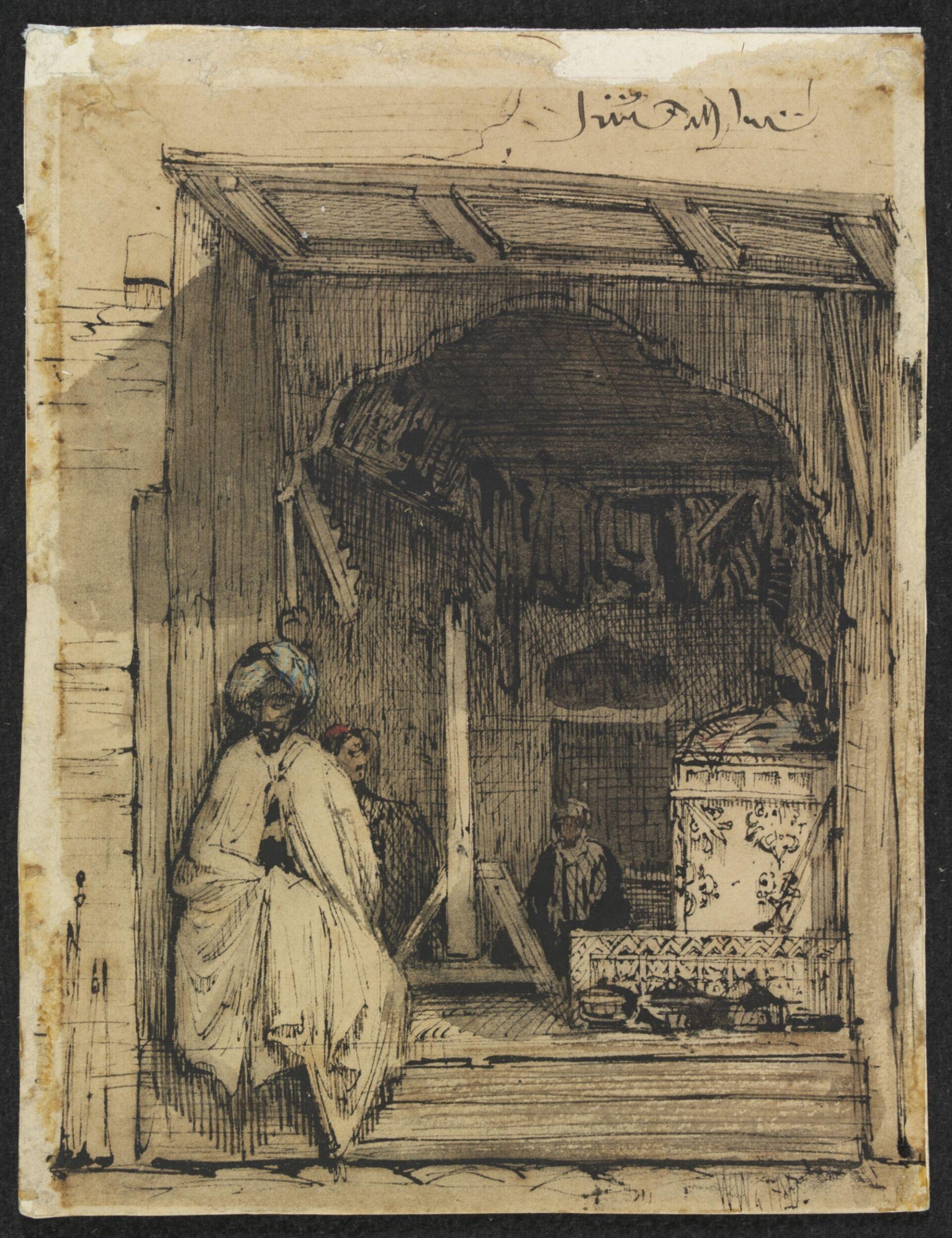 Marchand de la Place Juba, William Wyld, 1833