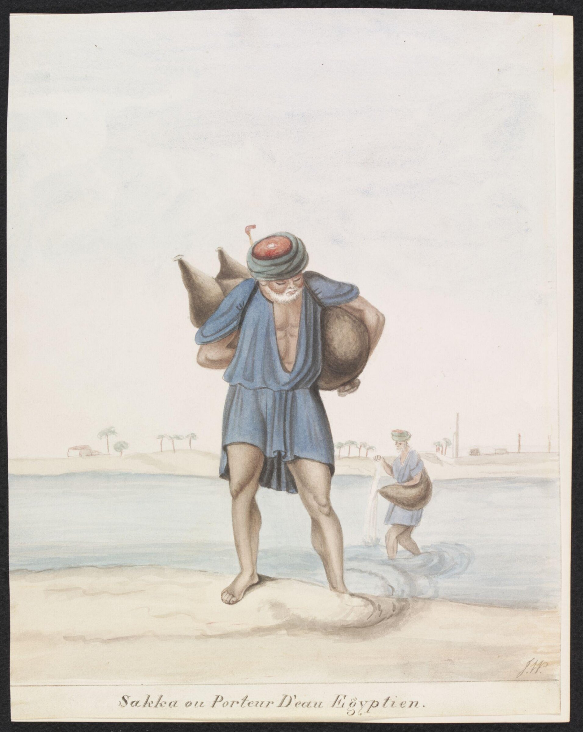 Sakka ou Porteur Deau Egyptien, ca. 1825