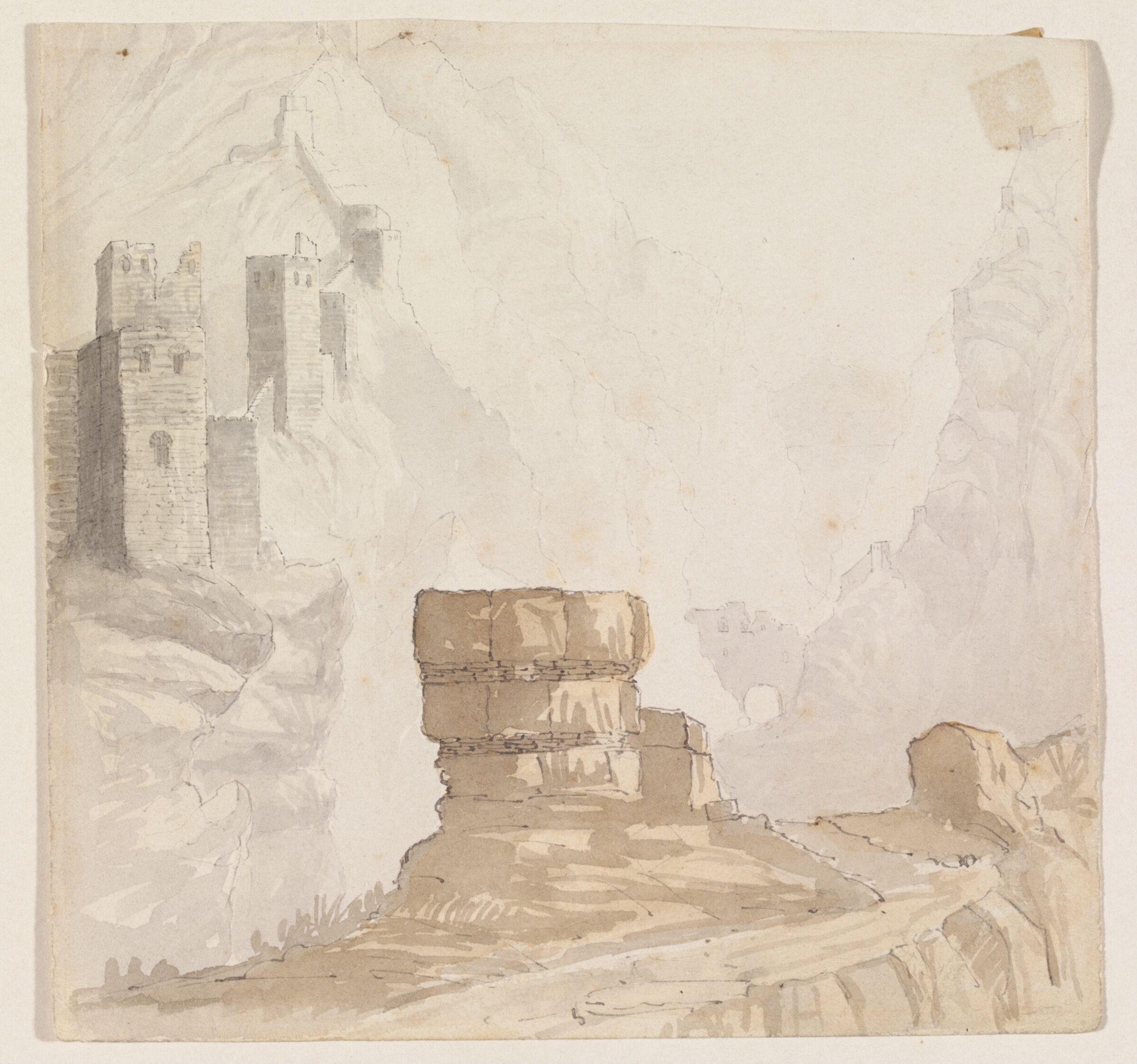 Remains of Roman Walls - Hell Gate - Antioch -, Elijah Walton, 1863