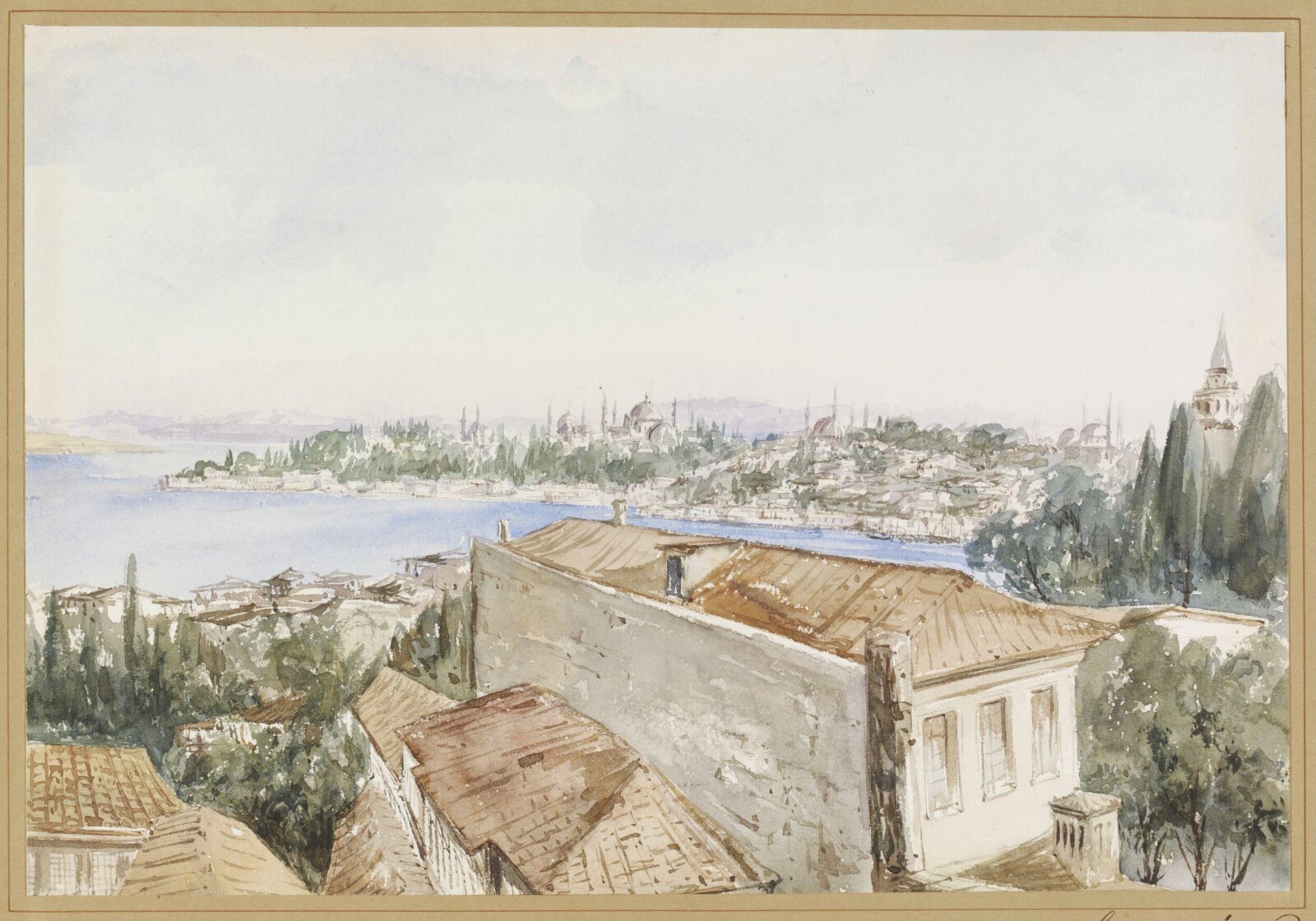 La Pointe du serail, Constantinople, 1840-1860