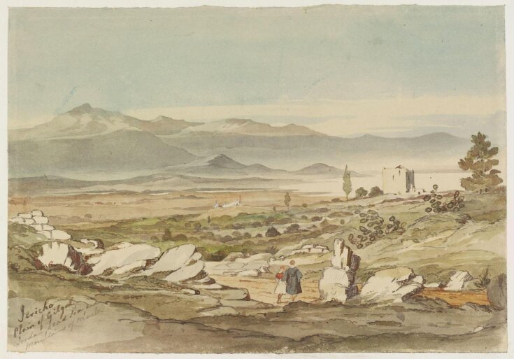 Jericho  Plain of Gilgal, Jordan, Dead Sea, and Mountains of Moab top image