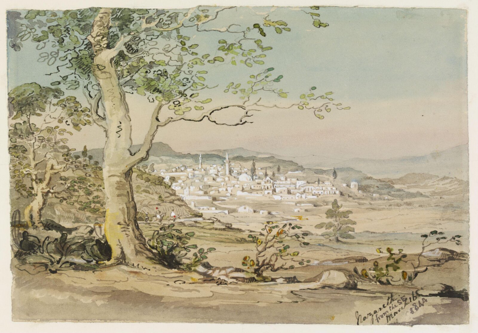 Nazareth.  from the SE, 1844