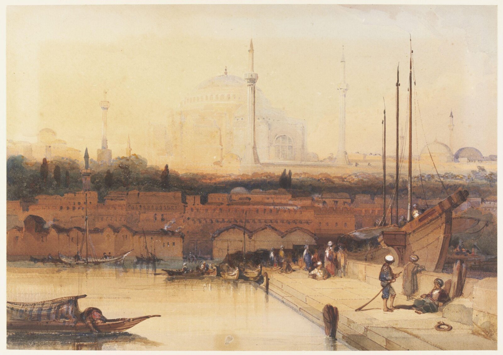 St. Sophia, Constantinople, ca. 1840