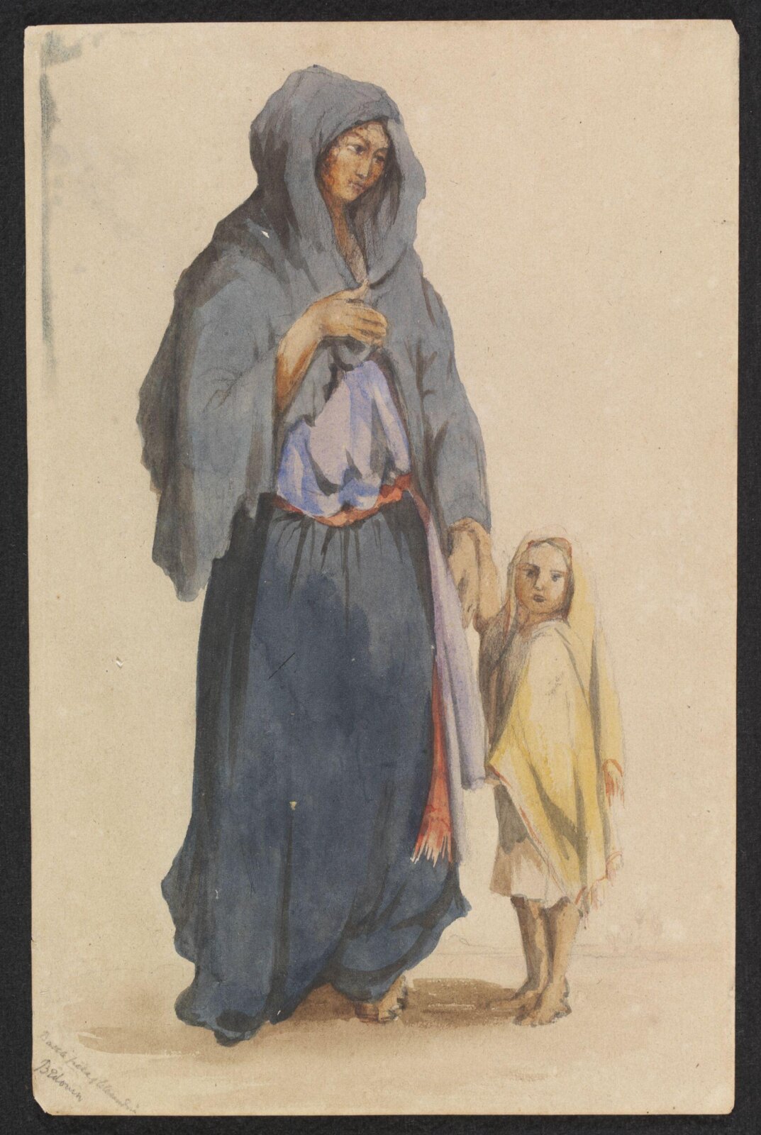 Ba[...] Alexandria  Bedouin, ca. 1850