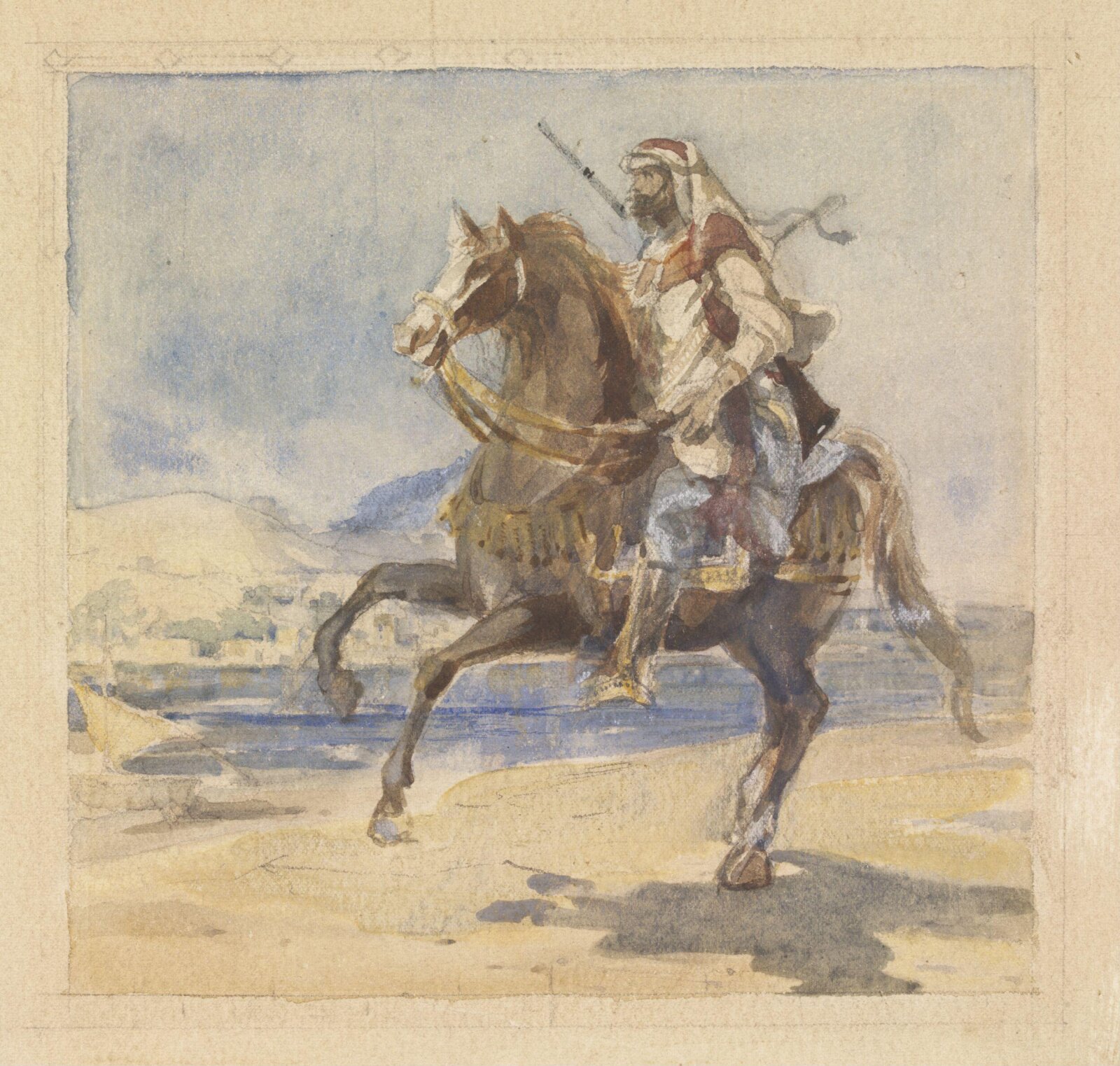 Arab Horseman, ca. 1850