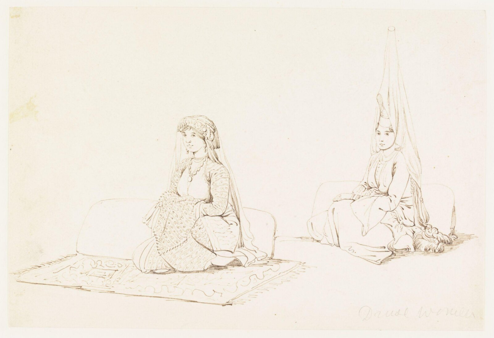 Druze women, 1820-1830