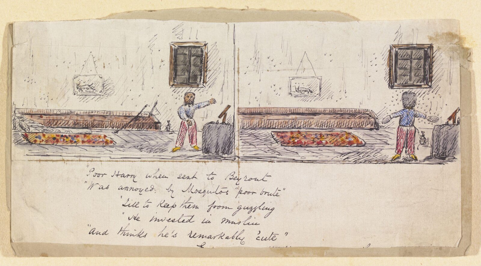 Poor Harry when sent to Beyrout... ,, 1850-1900