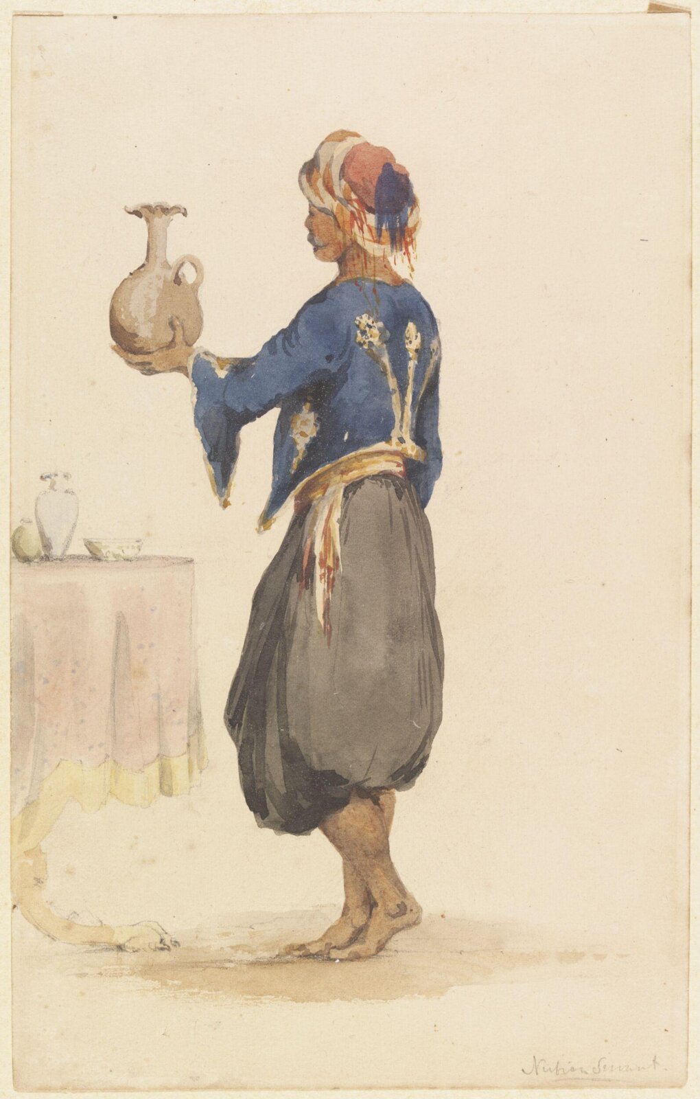 Nubian servant, ca. 1850