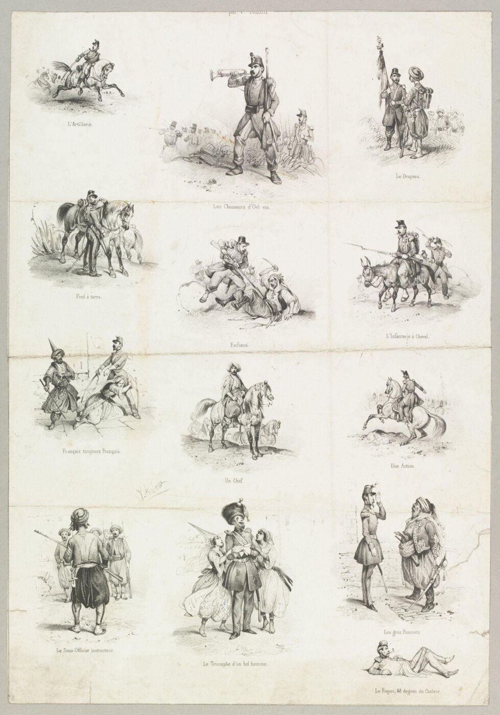 Victor Adam, L'artillerie etc