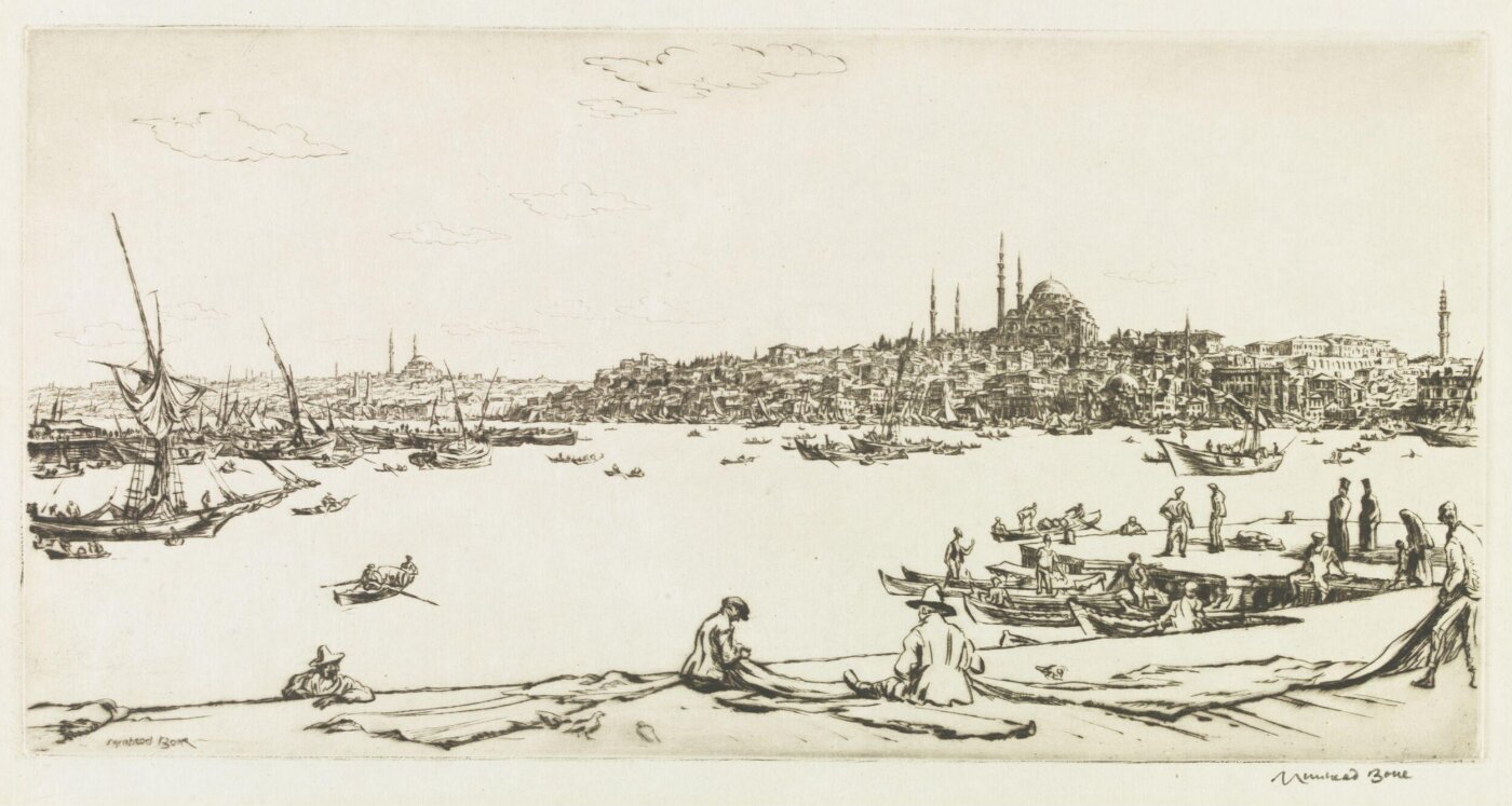 Muirhead Bone, Constantinople