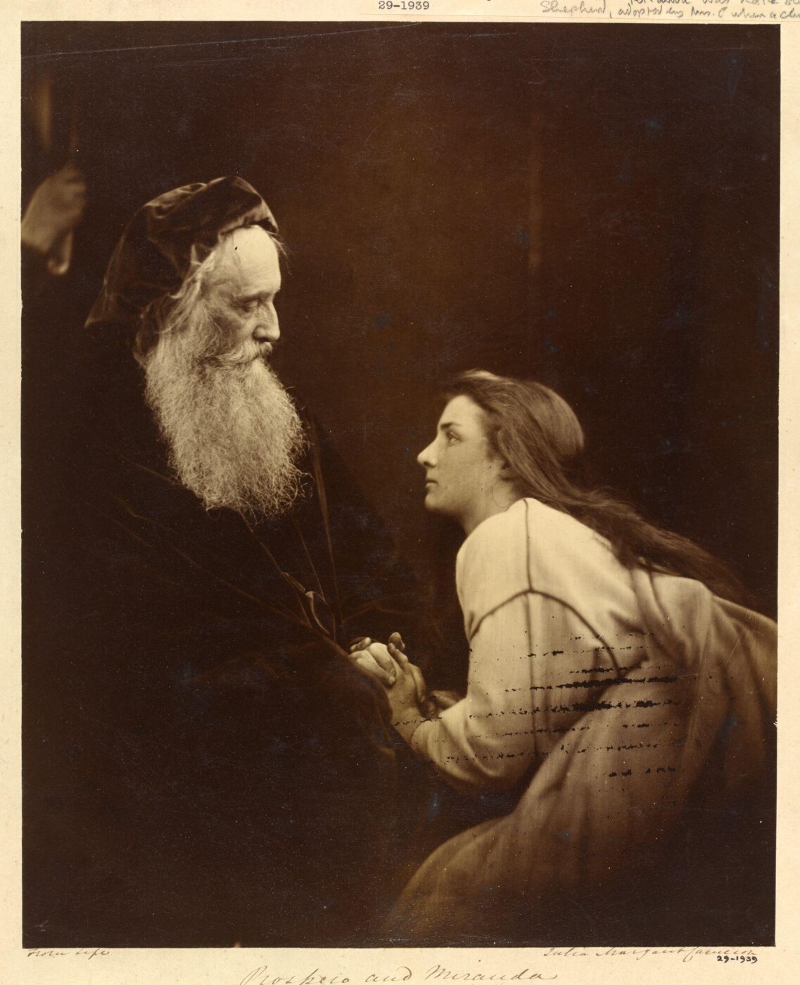 Cameron, Julia Margaret, Prospero and Miranda