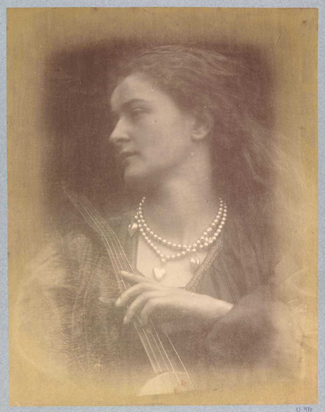 Cameron, Julia Margaret, 'And Enid Sang'