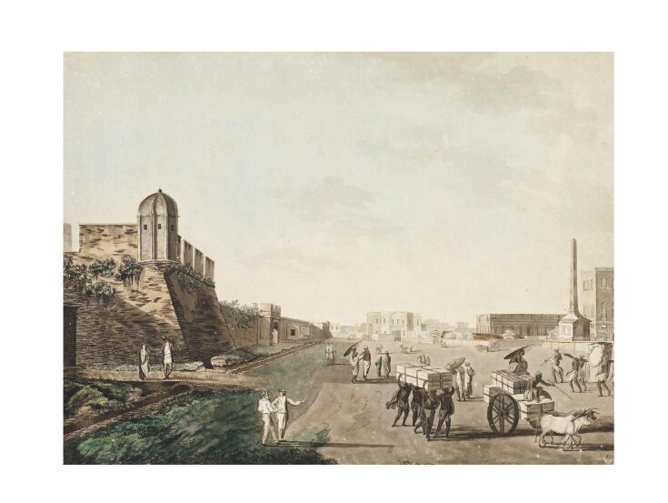 View of the Old Fort, Calcutta top image