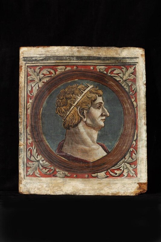 Profile bust of a Roman emperor facing right