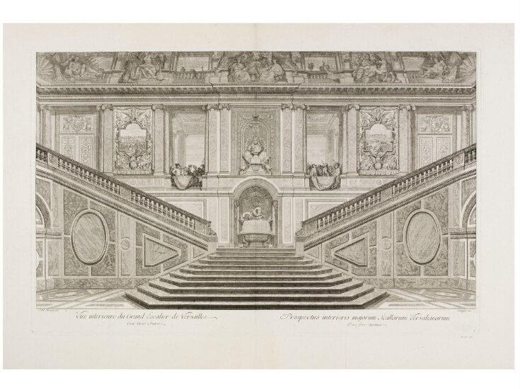 View of the Ambassador's Staircase, Versailles top image