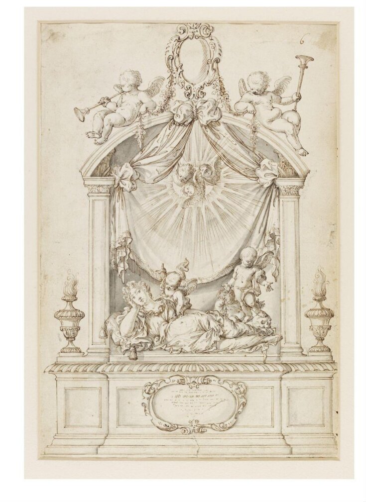 Design for the monument to Dorothy, Lady Brownlow, in St Nicholas's Church, Sutton. top image