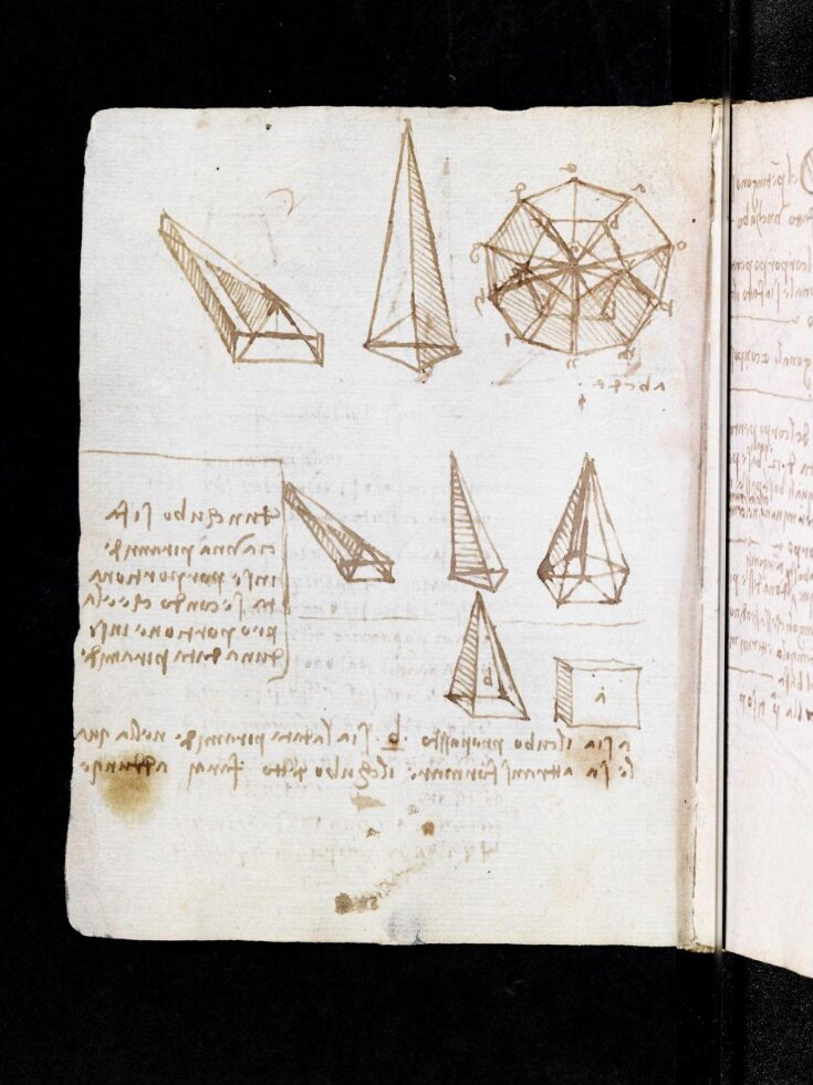 Notebooks of Leonardo da Vinci (1452-1519), vol. I; known as Codex Forster I top image