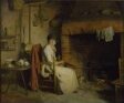 A Cottage Interior: An Old Woman Preparing Tea thumbnail 2