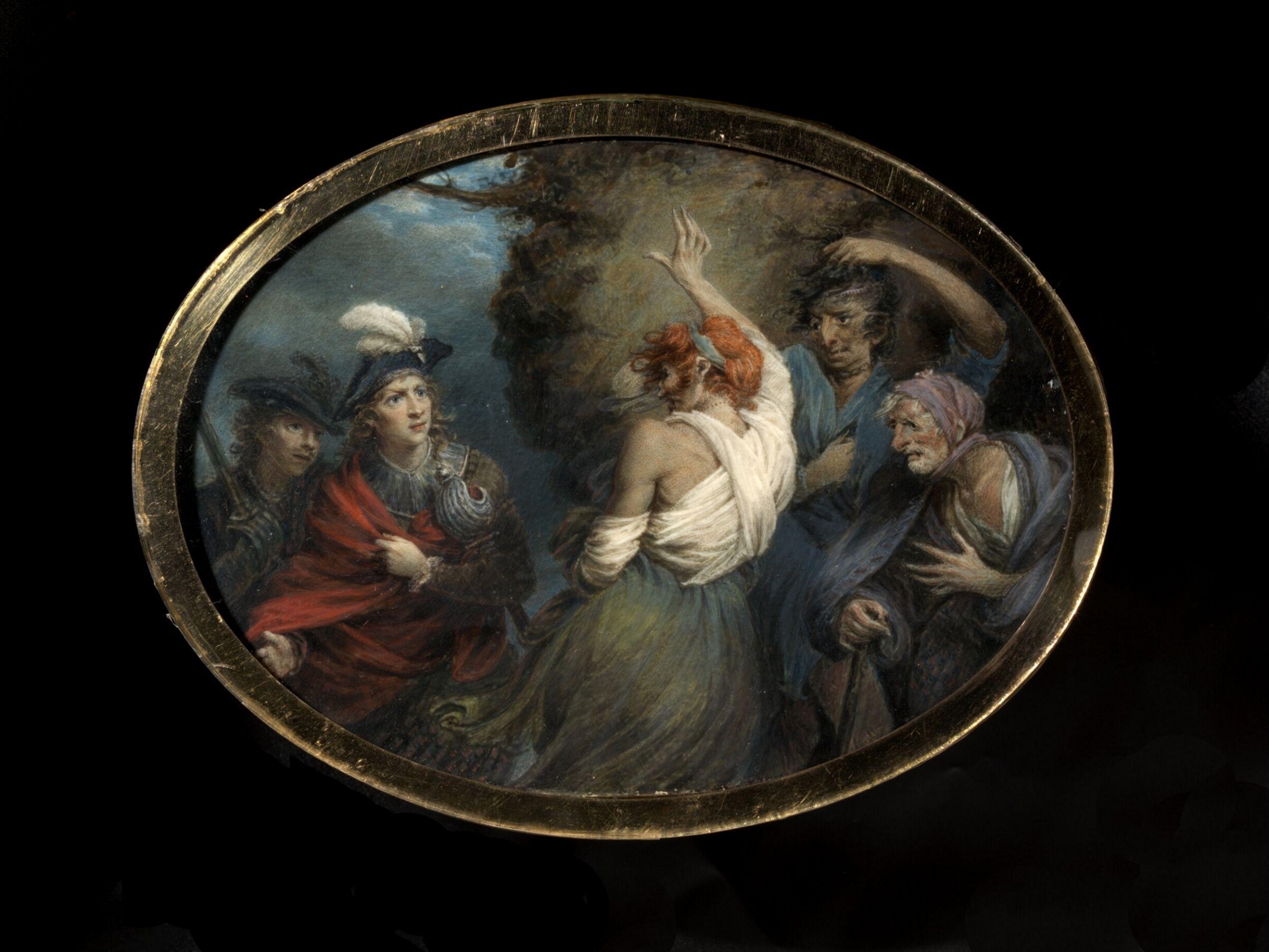 Macbeth Saluted by the Witches, Samuel Shelley, ca. 1775-1808